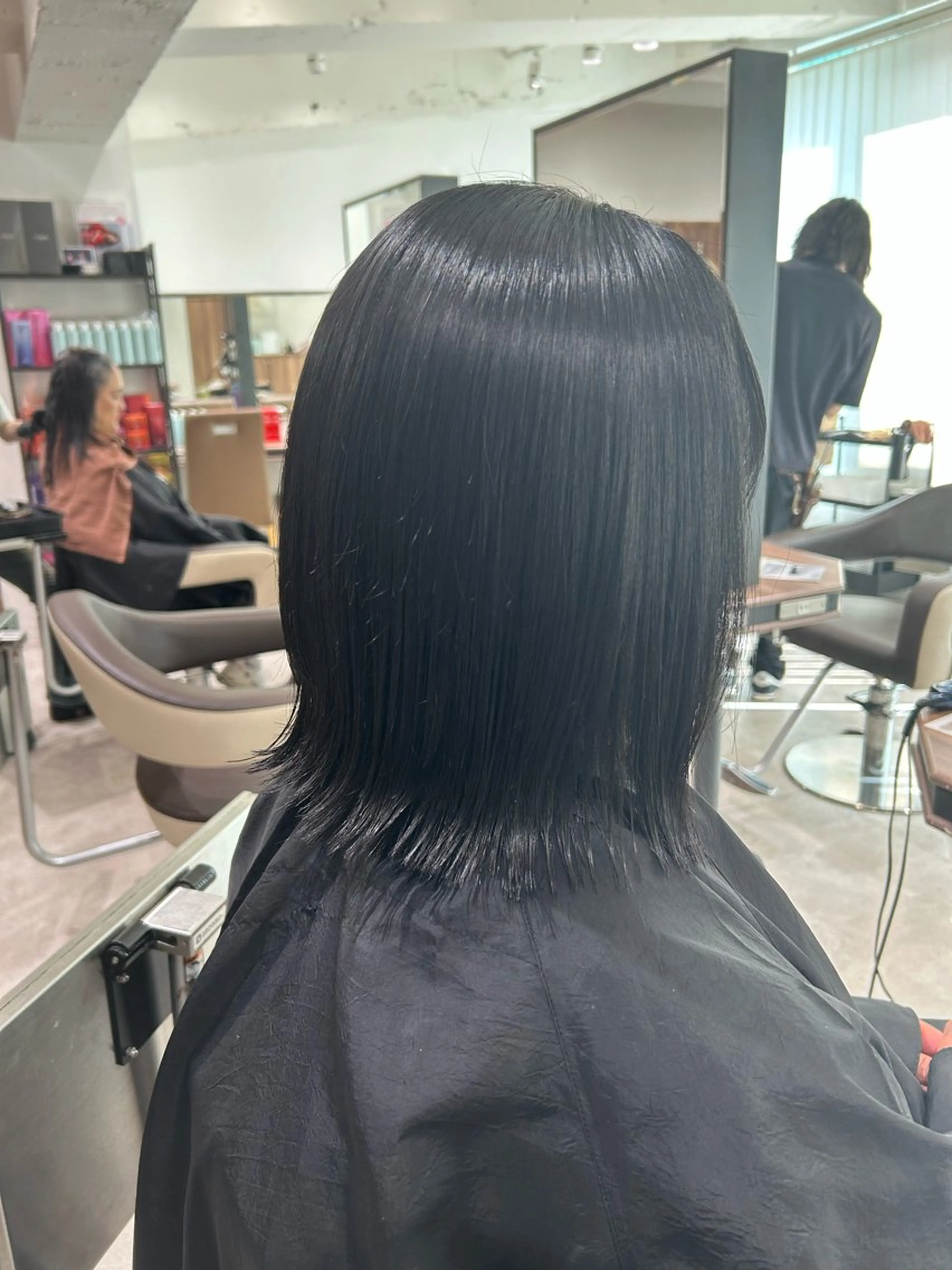 ミディアム 渡邊花奈 韓国ヘアのヘアスタイル