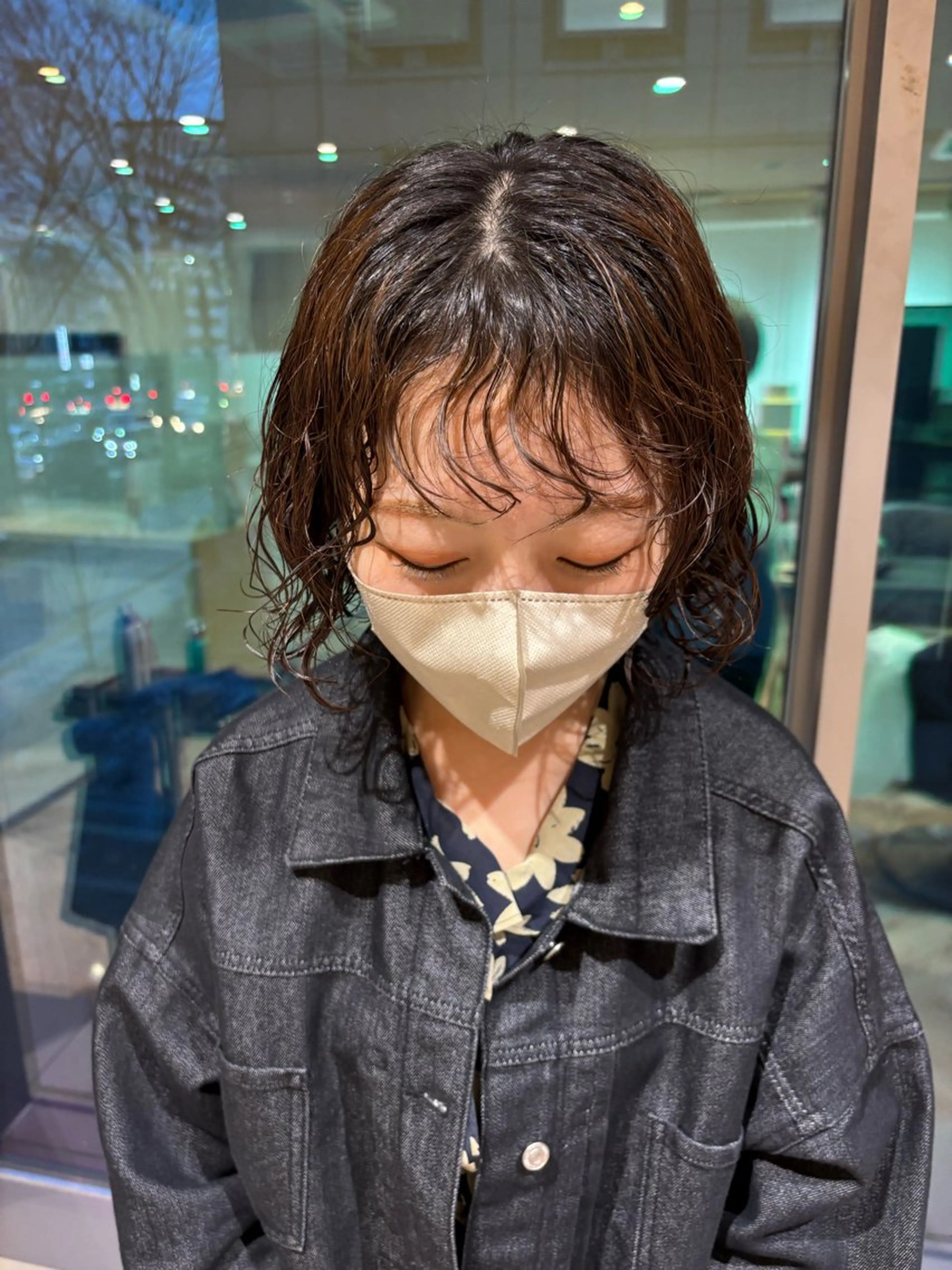 ショート パーマ ボブ カット パーマ ゆい/パーマ/レイヤ ー/似合わせカラーのヘアスタイル