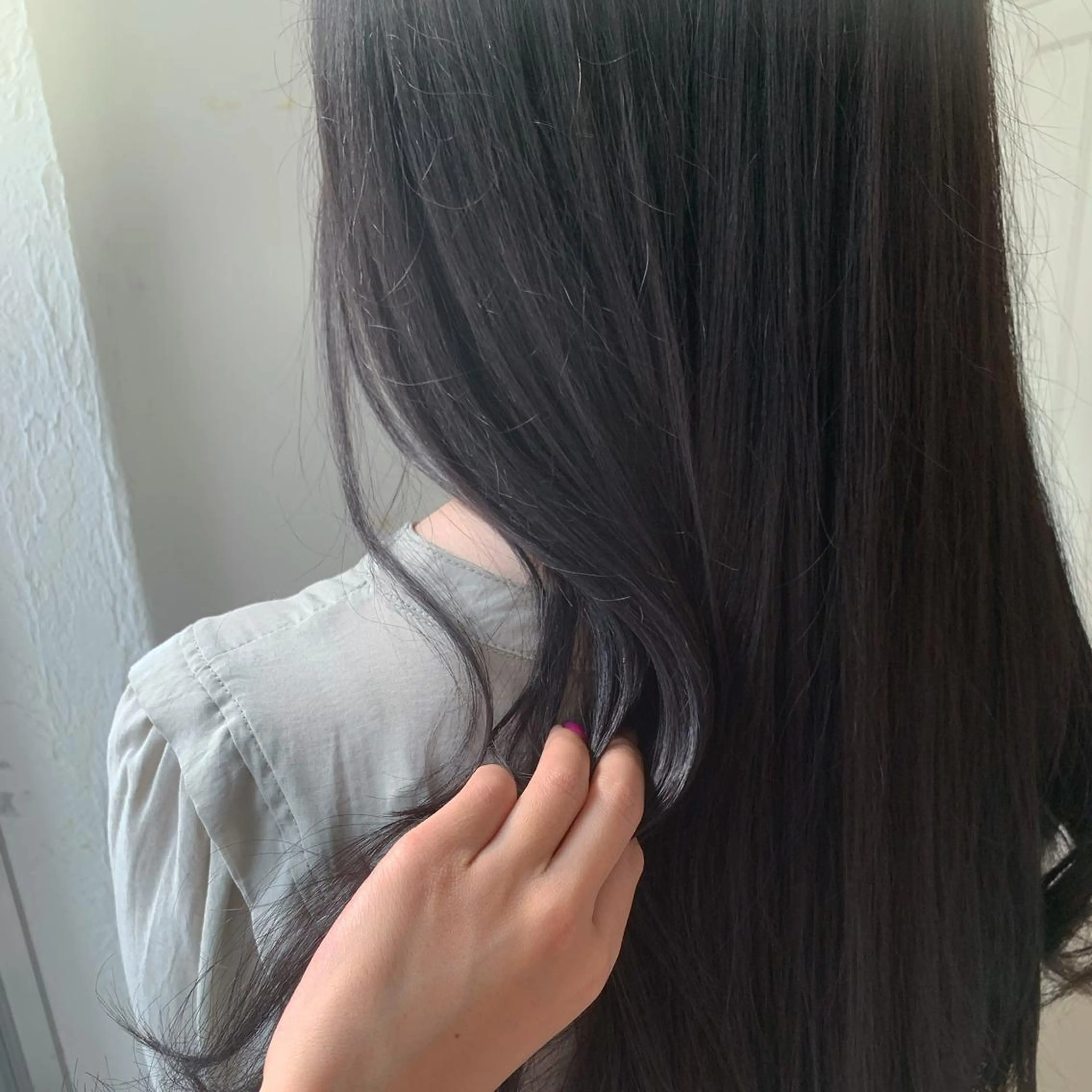 ロング カラー カット ヘアカラー fio マナミのヘアスタイル