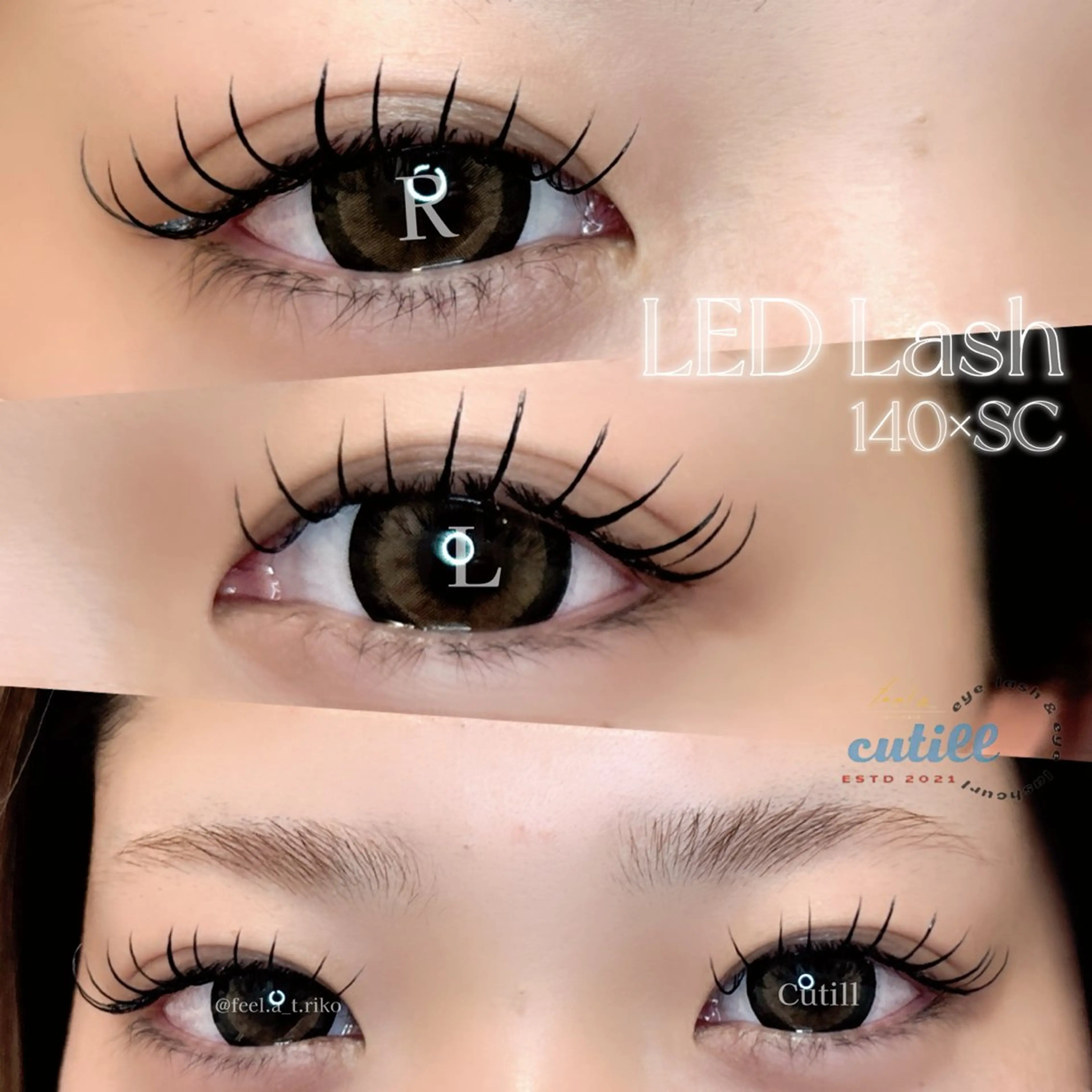 LEDマツエク 練習モデル 120本の写真