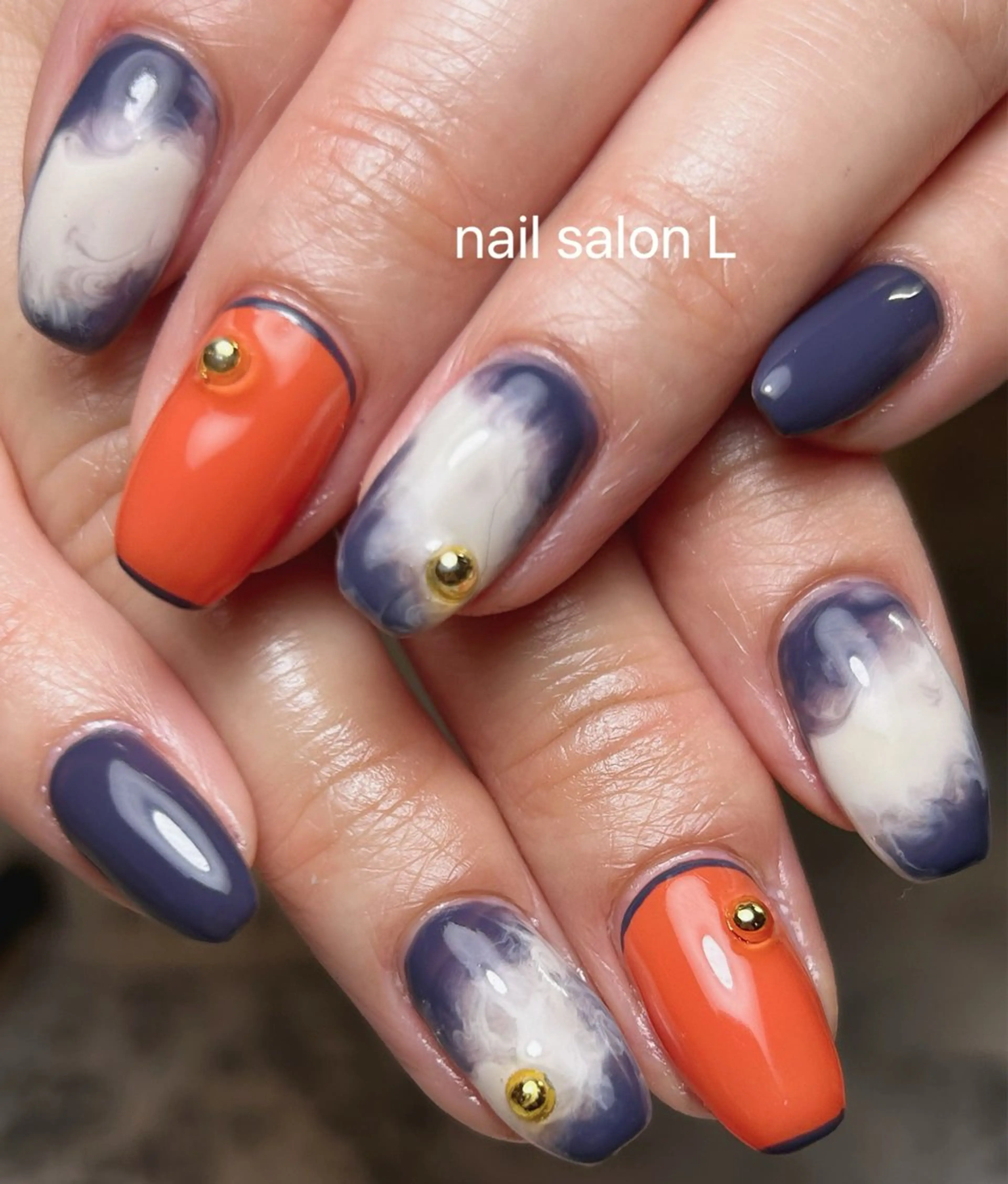 ネイル ハンドネイル 吉川市 ネイルサロンLのネイルデザイン