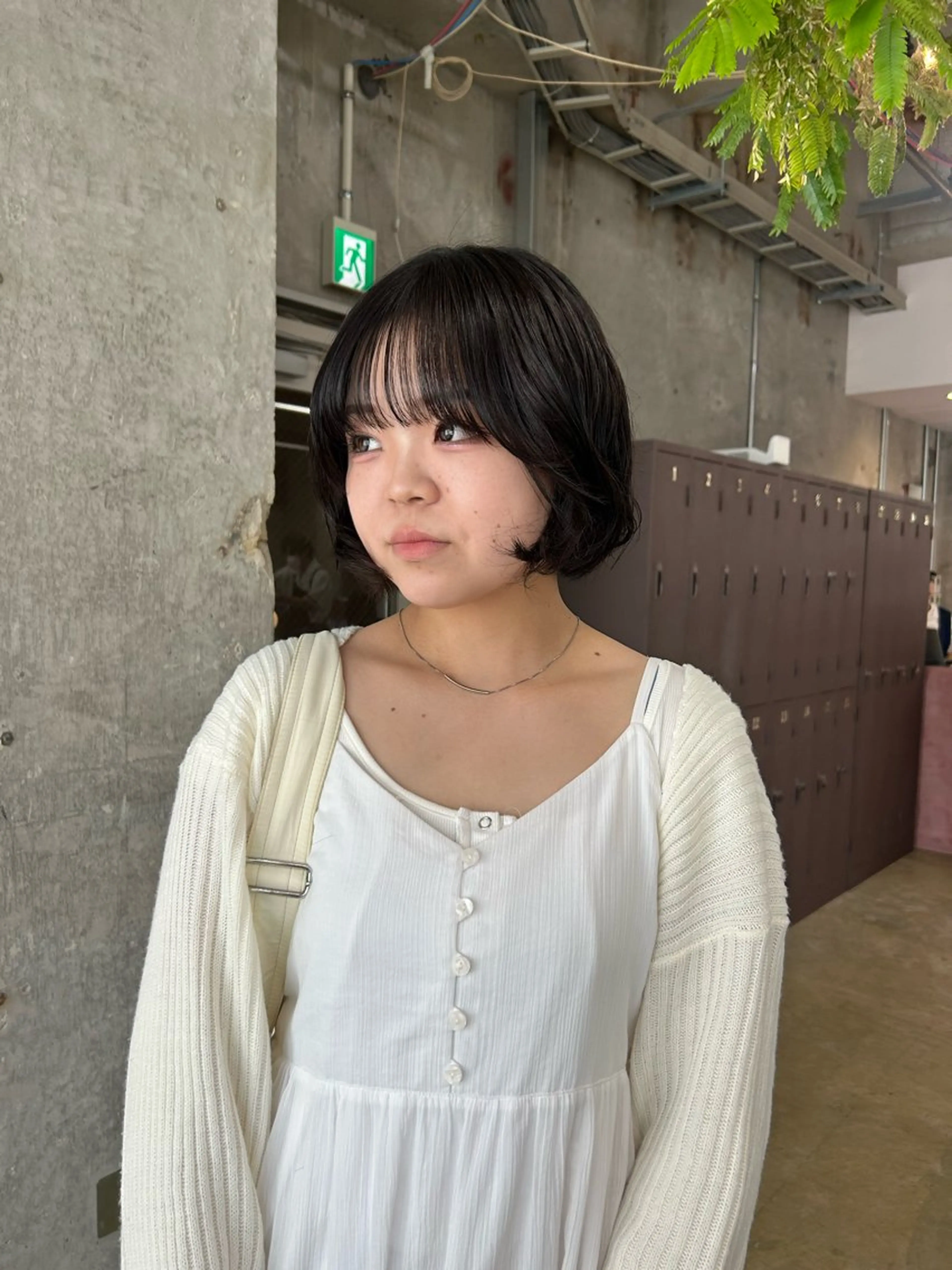 ショート パーマ/オリーブ/ 酸性ストレート/ゆなのヘアスタイル