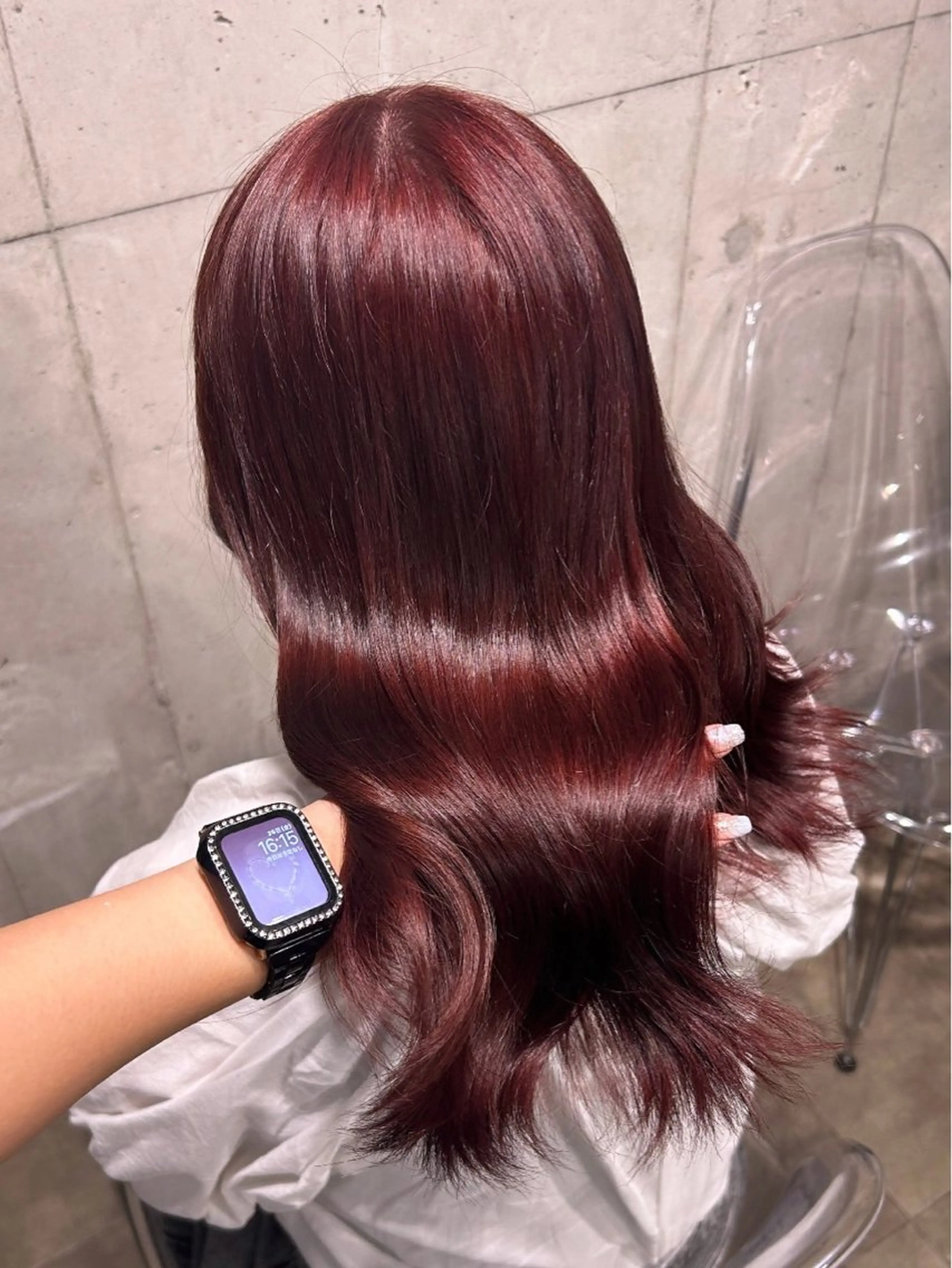 ミディアム カラー IS所属・横浜美容室/透明感 カラー/レイヤーのヘアスタイル