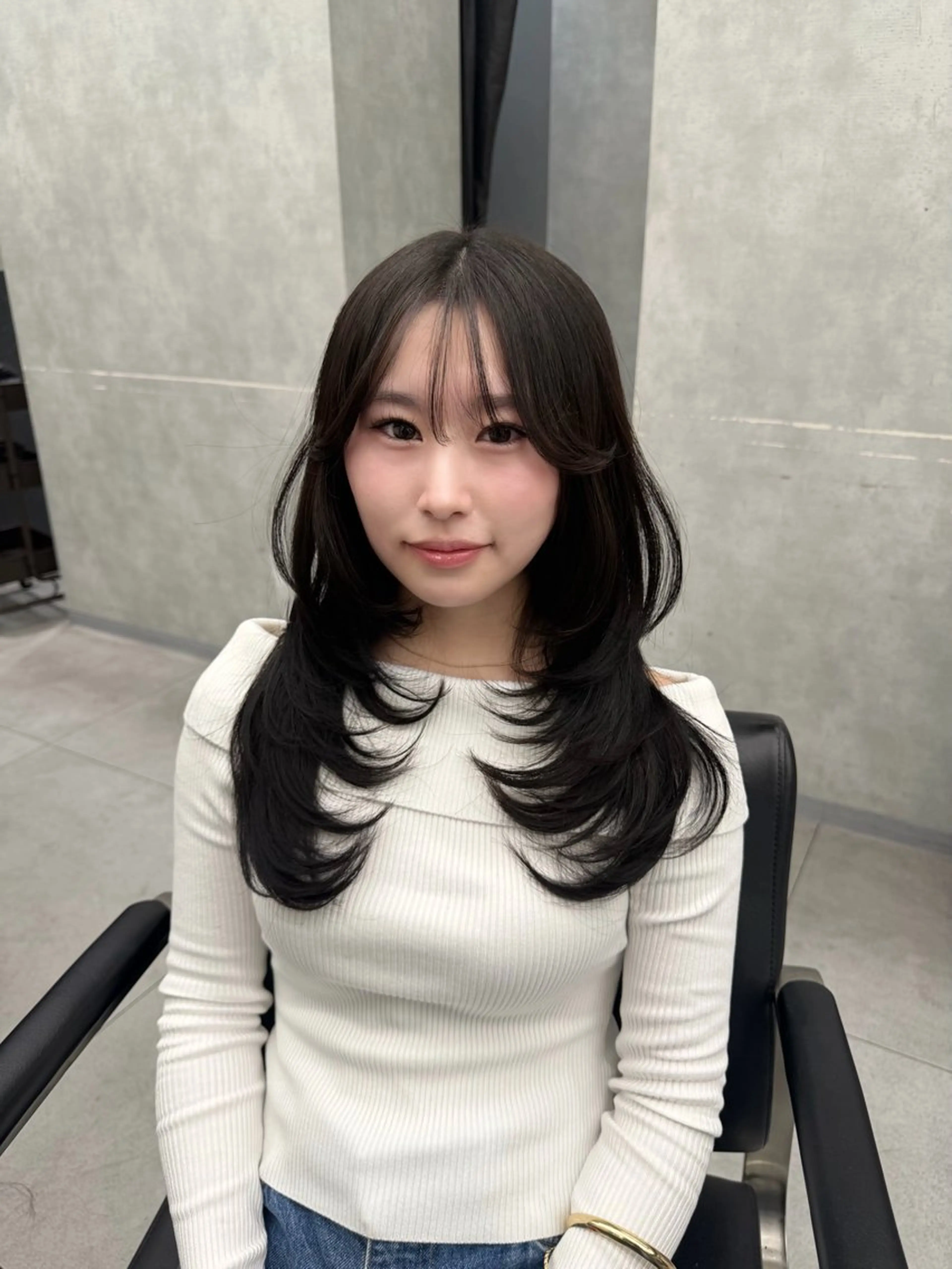 ロング カット ᴀɴᴊɪ♡韓国eye .hair/京都🎀のマツエク・マツパデザイン