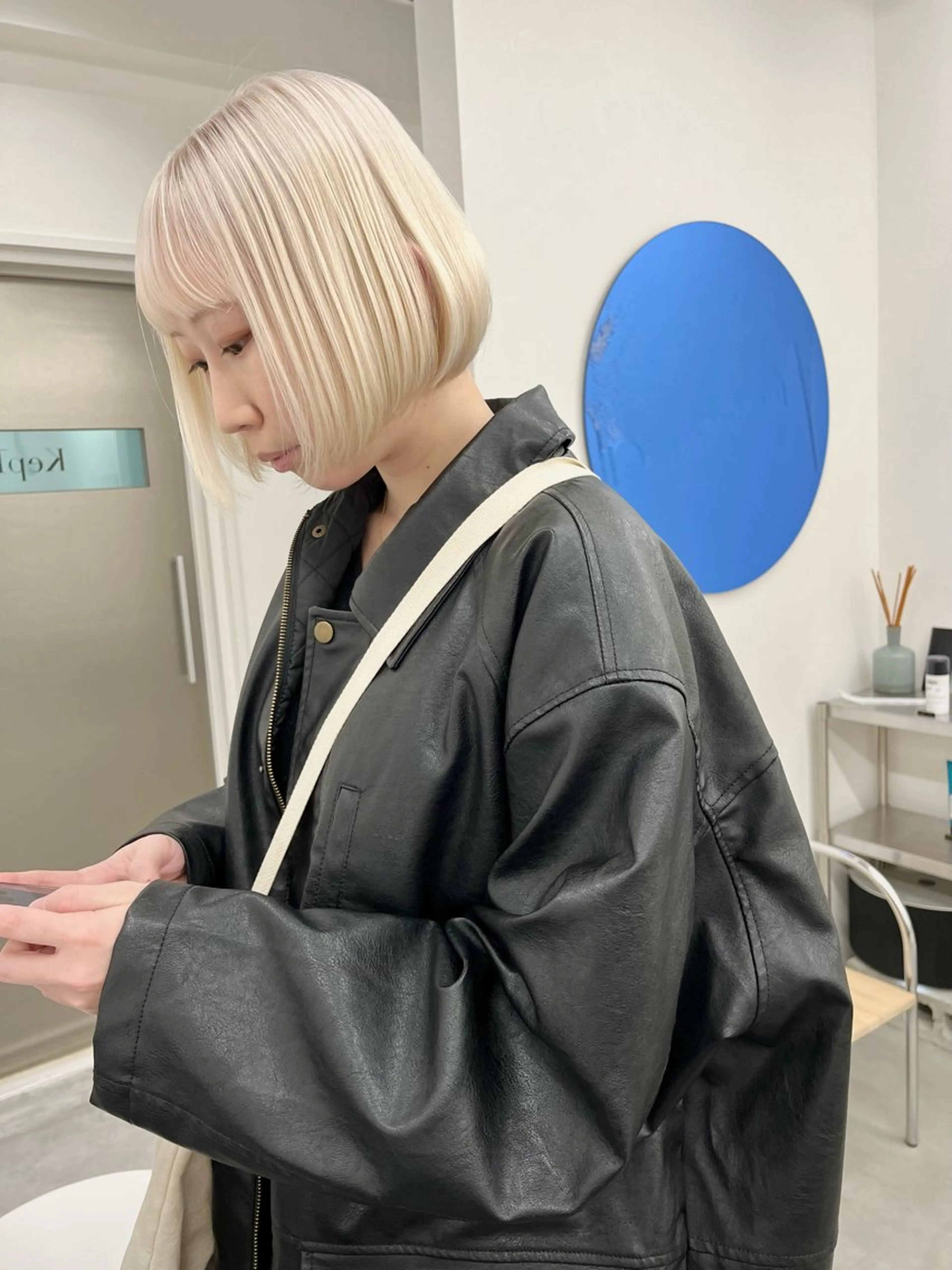 ''''''minimo限定クーポン''''''ダブルカラー （ブリーチx１、カラーx１回）の写真