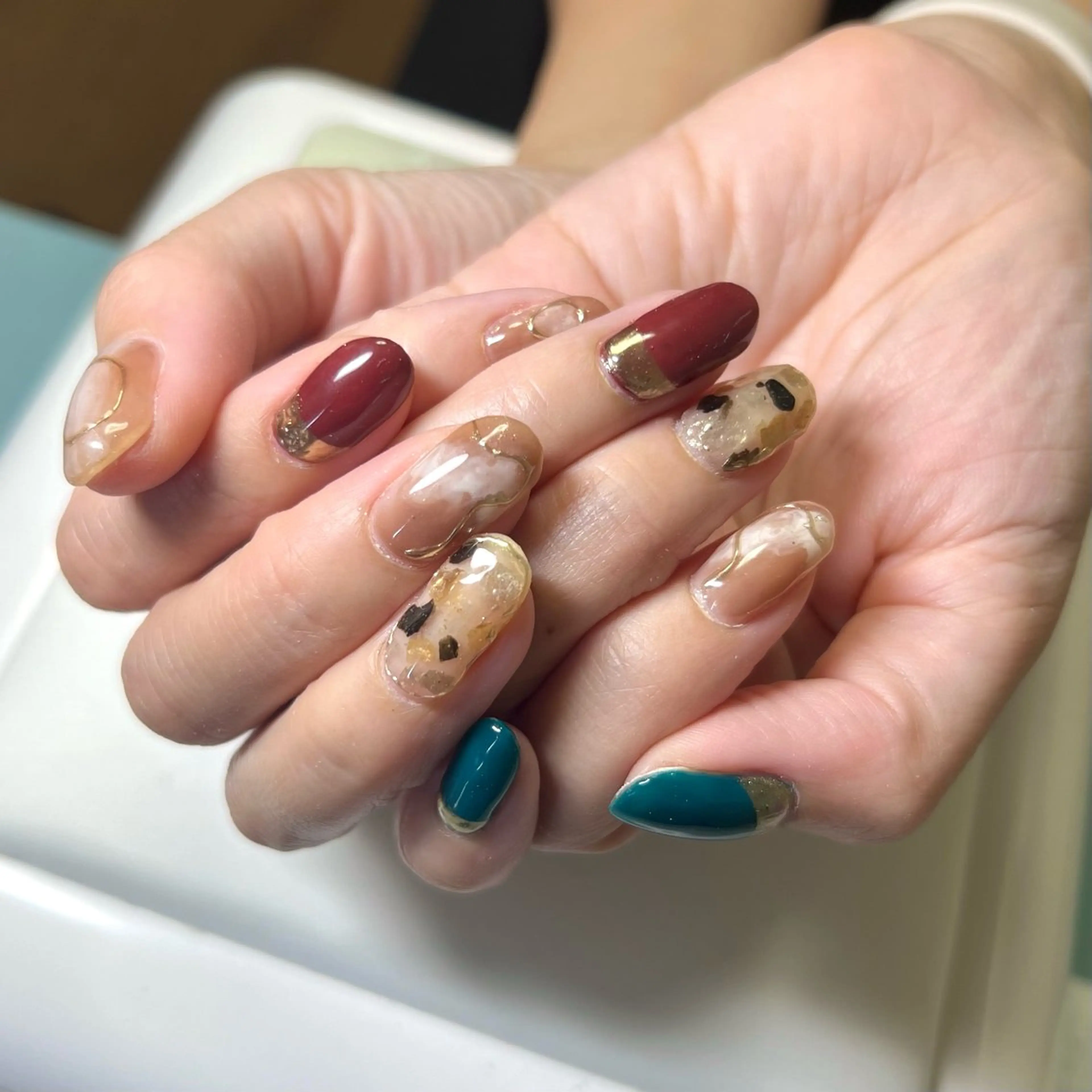 ネイル ハンドネイル やつや ももかのネイルデザイン