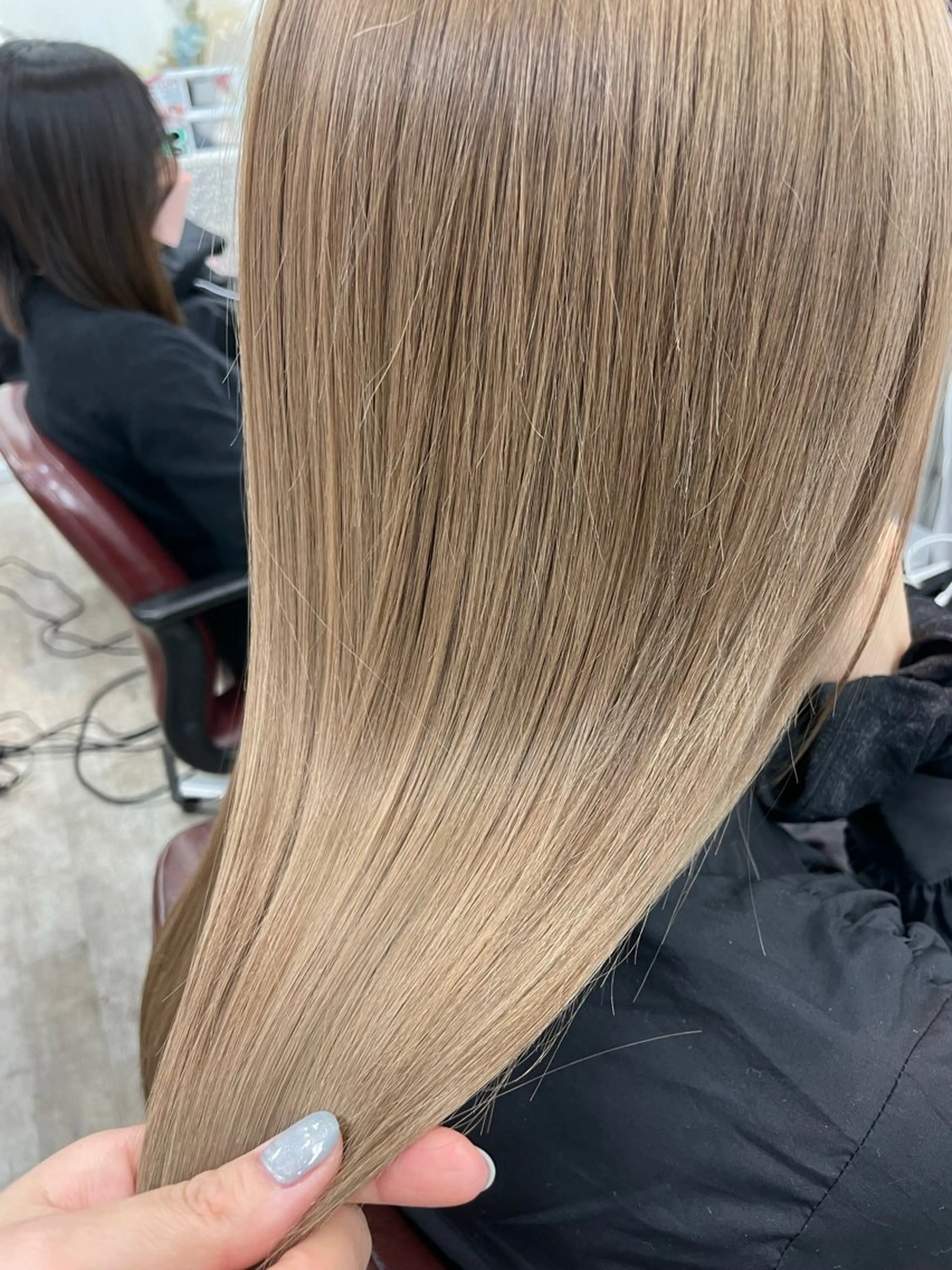 ミディアム カラー ヘアカラー トリートメント 韓国ヘア🤍髪質改善 🇰🇷AKANEのヘアスタイル