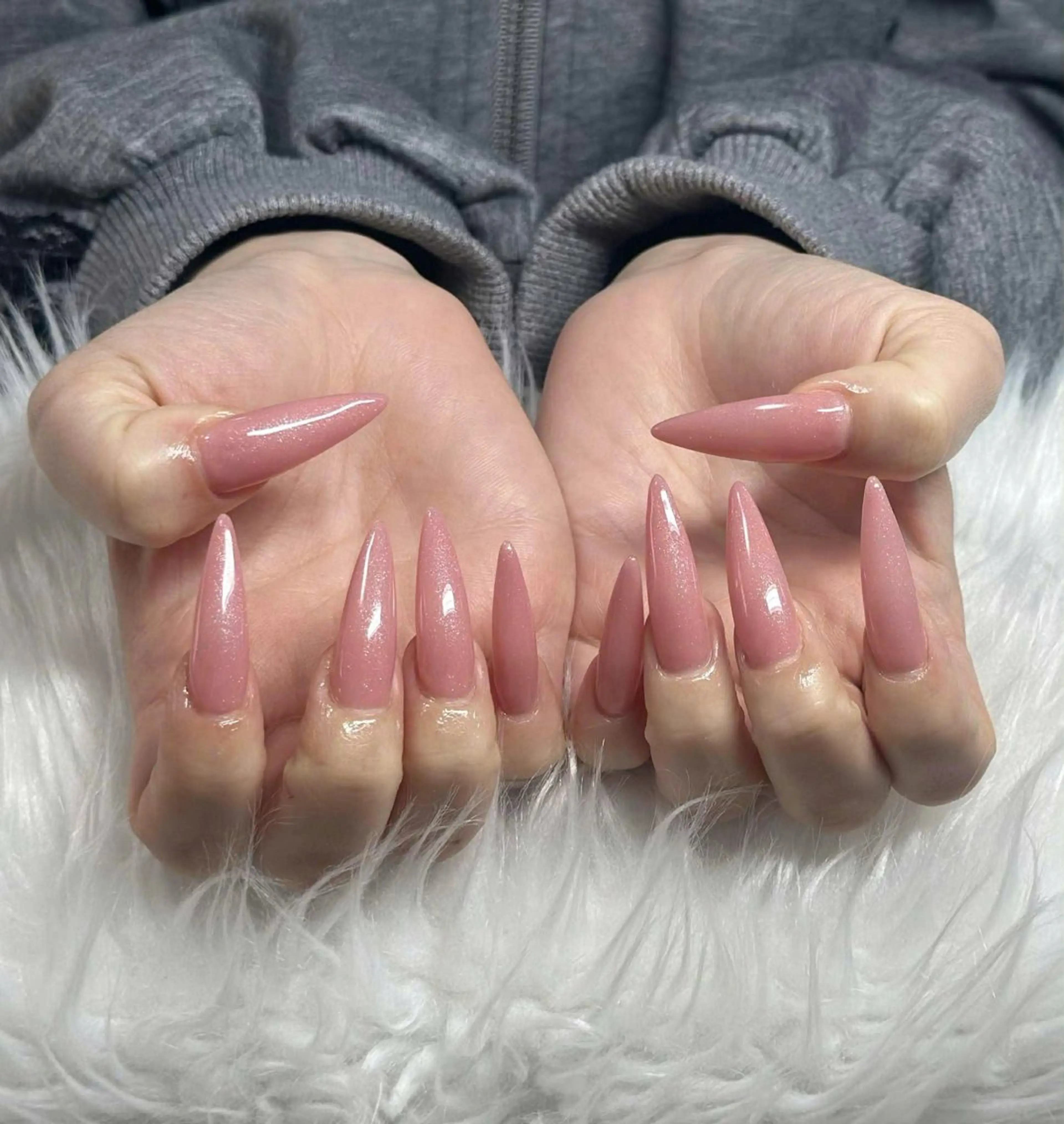 ネイル オーロラネイル フレンチネイル ジェルネイル ハロウィン 韓国ネイル ハンドネイル H.baby Nail Salonのネイルデザイン