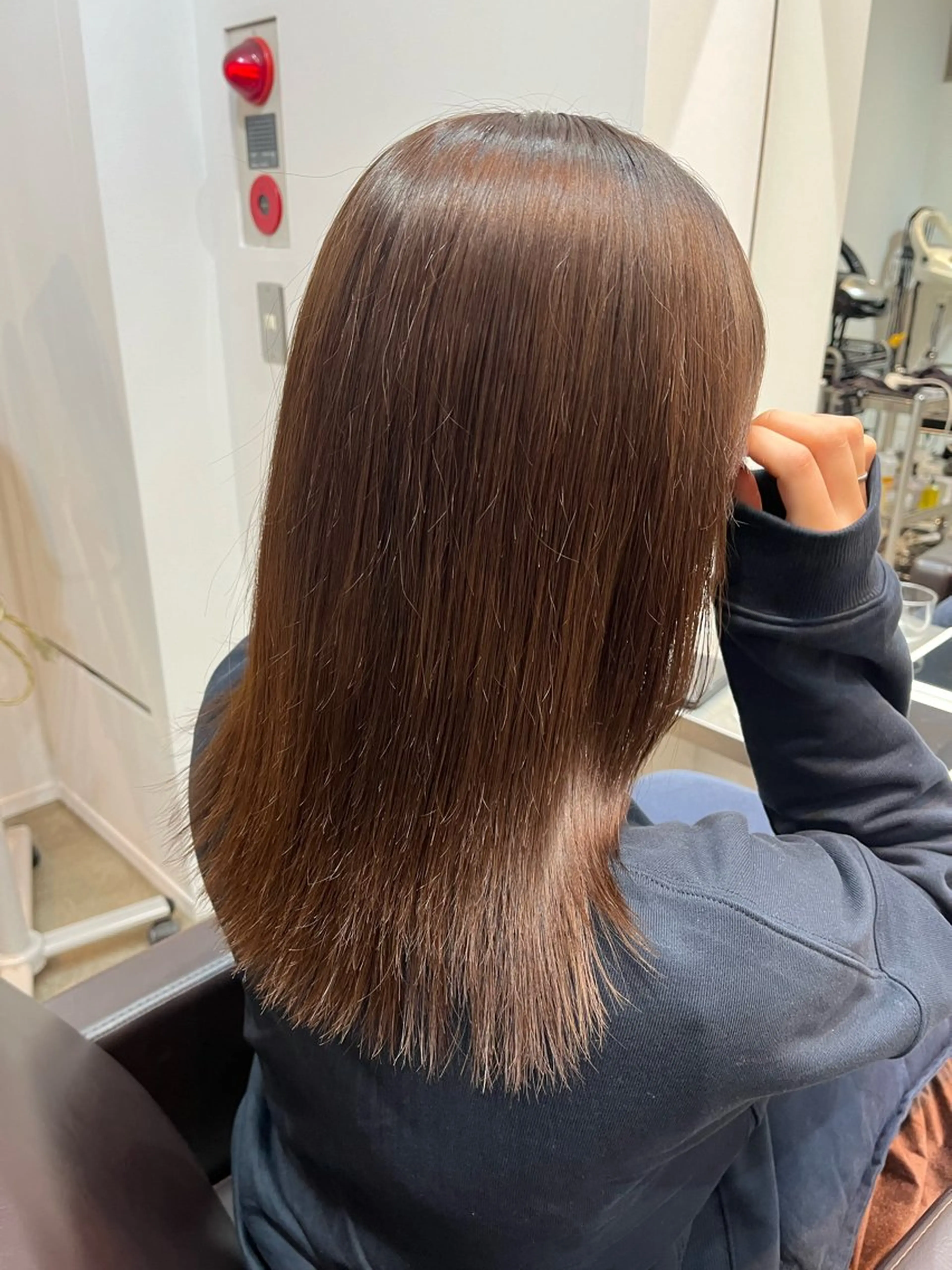 カラー ベージュカラー ブラウンカラー ブラウンベージュ 縮毛矯正 【arc】 佐藤未希穂/レイヤーのヘアスタイル