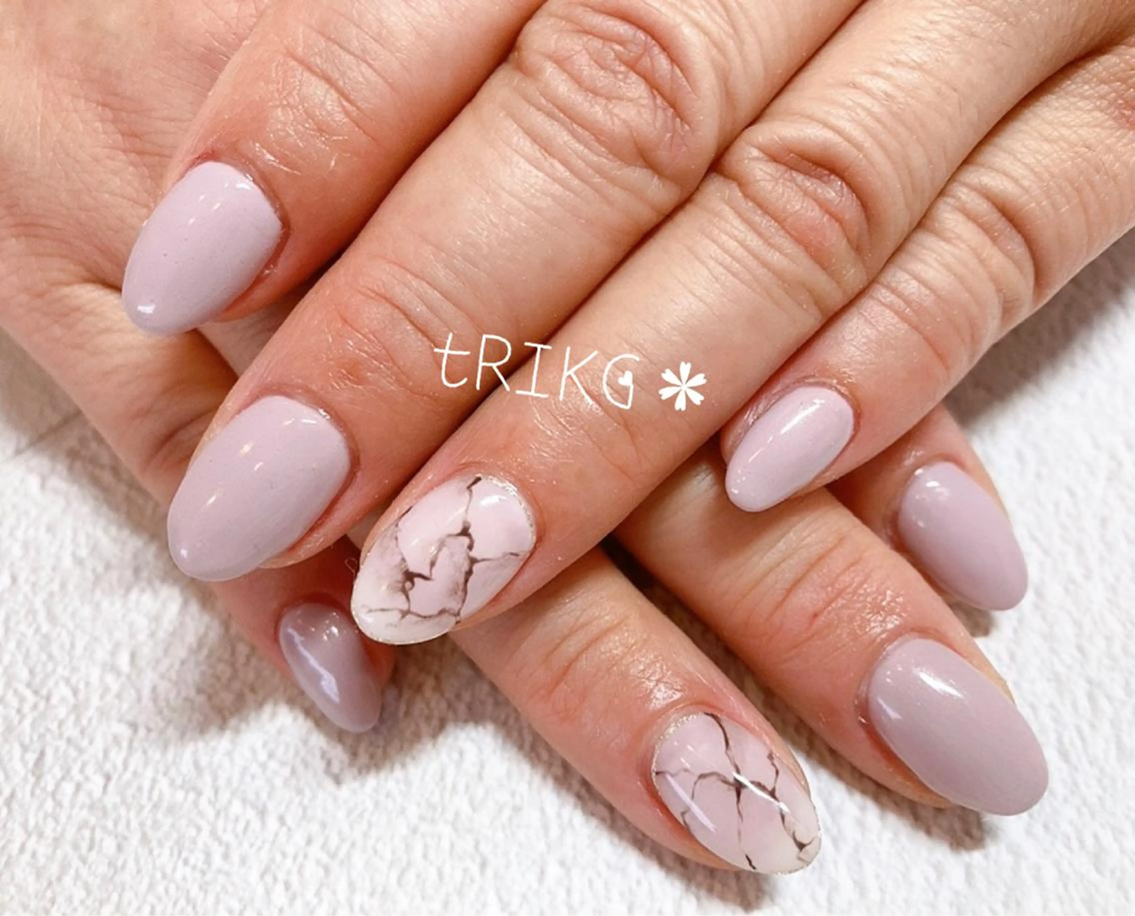 ネイル ハンドネイル tRING＊ しいの木台のネイルデザイン