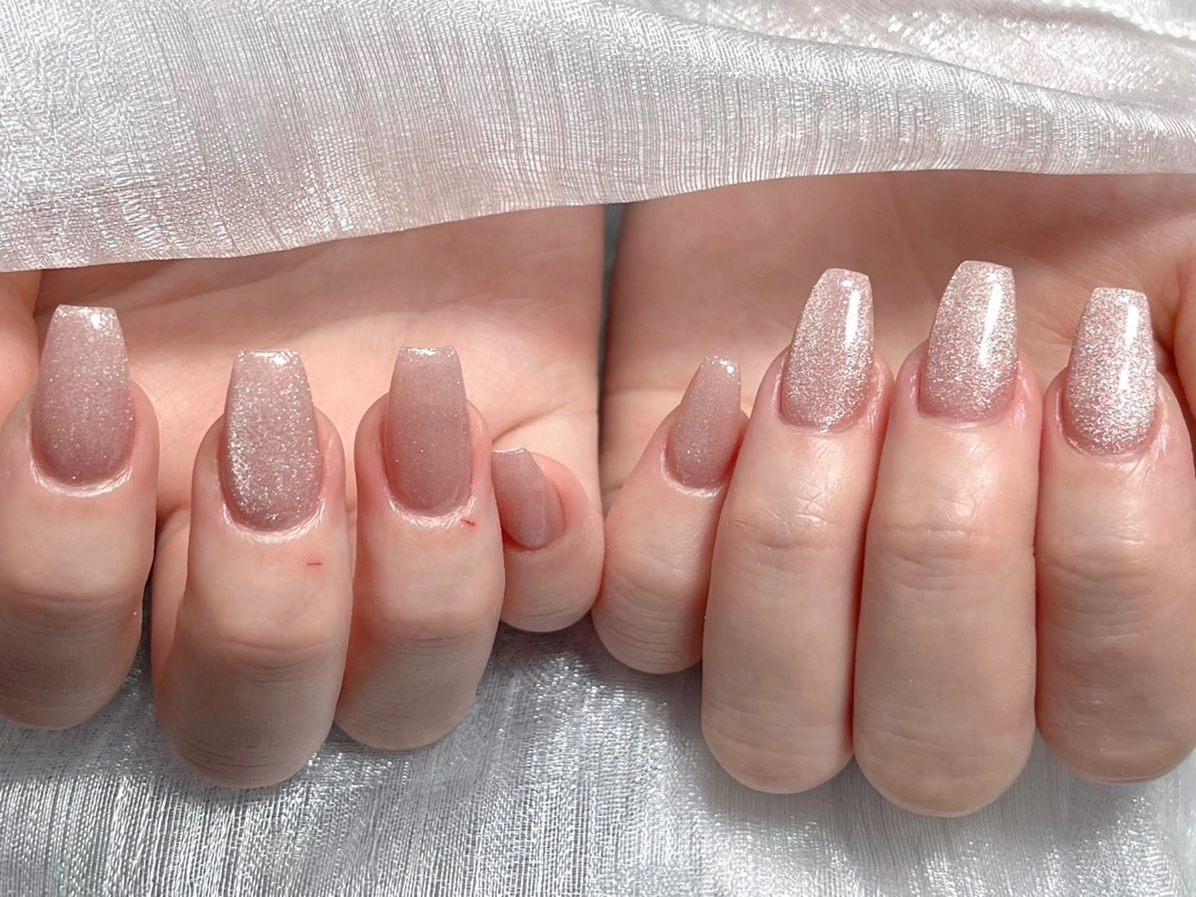 ネイル 長さ出し マグネットネイル ハンドネイル ハンドケア ⭐️Syu Rei⭐️のネイルデザイン