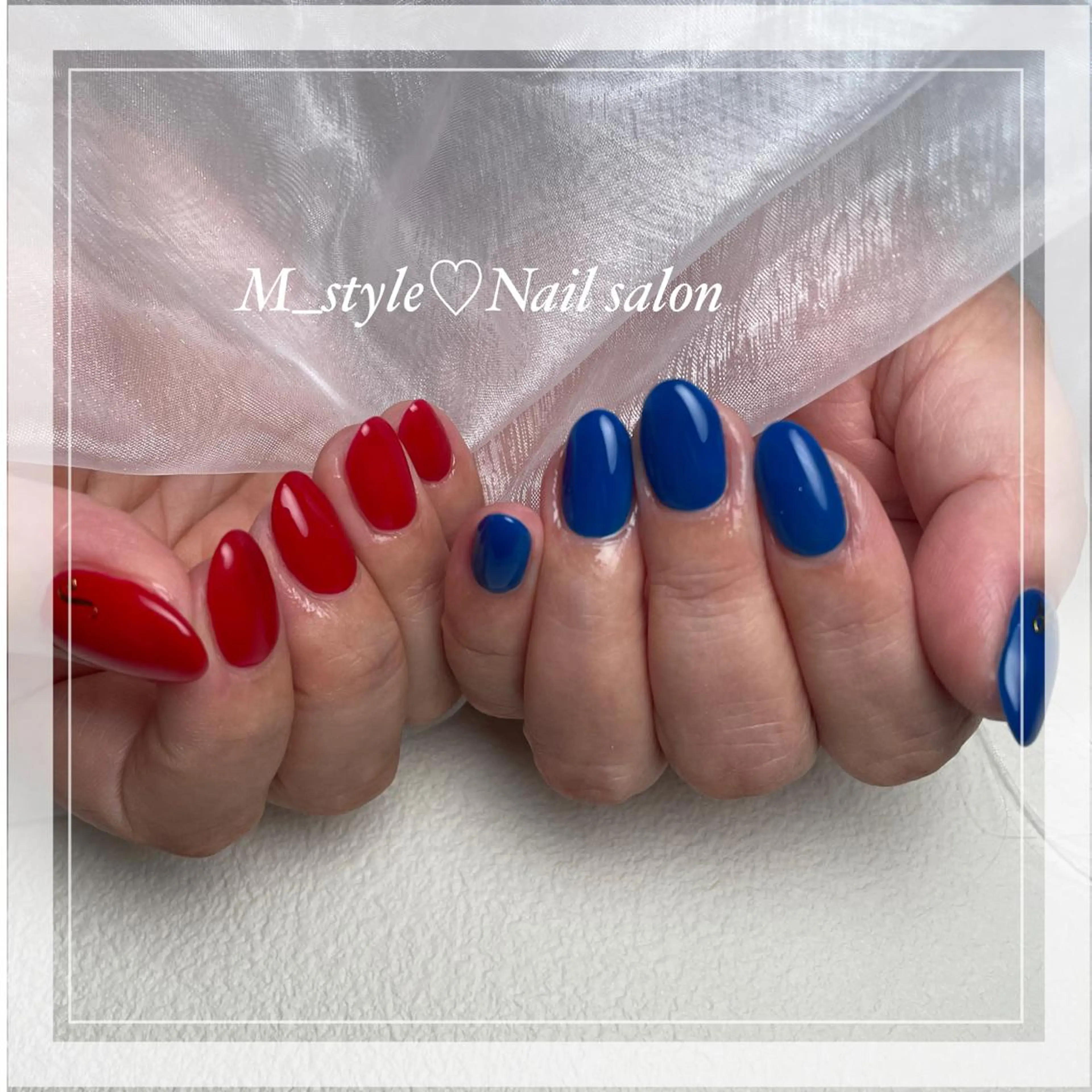 ショート ネイル 下妻市ﾈｲﾙｻﾛﾝ M_styleのネイルデザイン