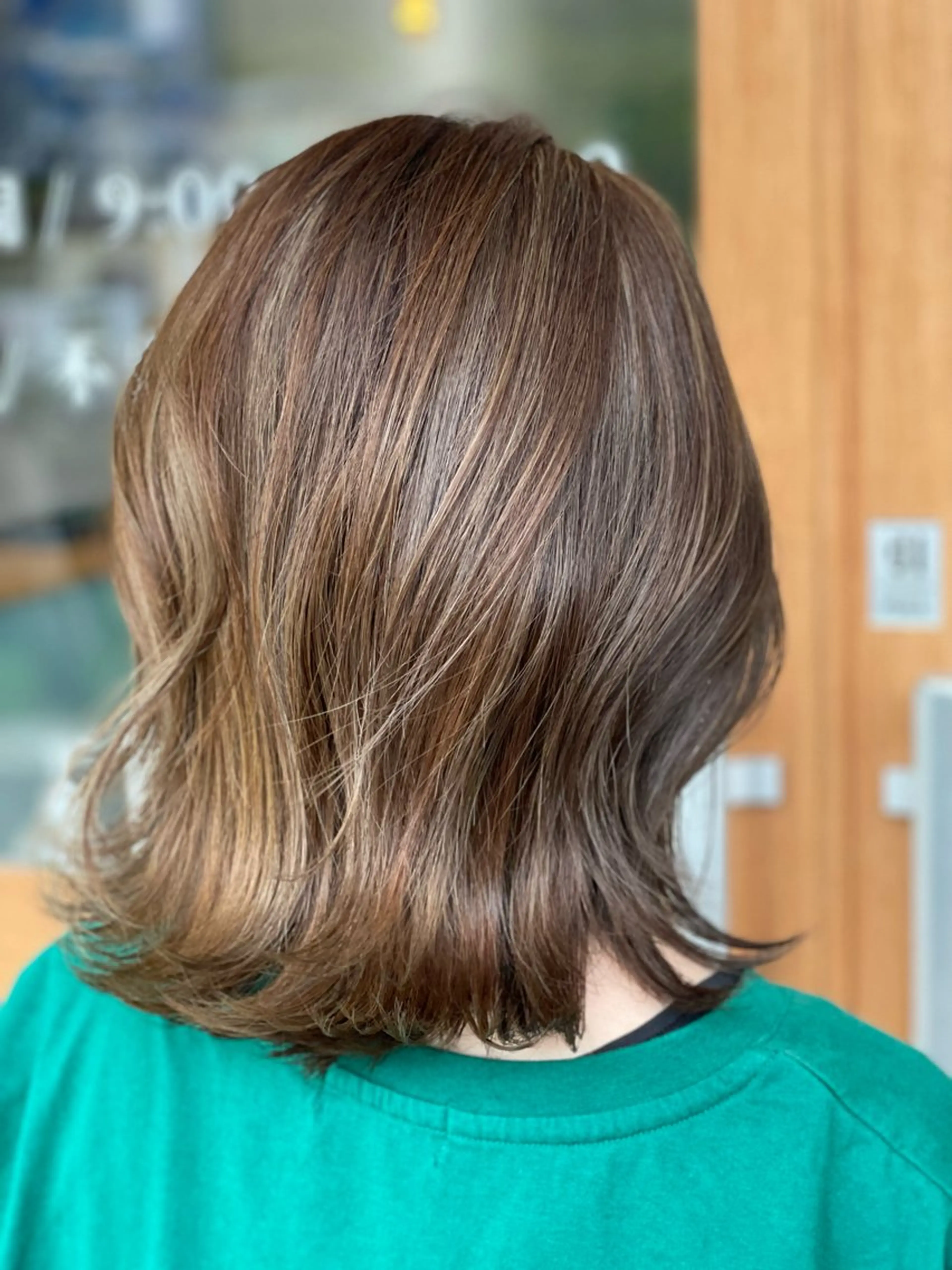 セミロング カラー Snaly カラー特化ページのヘアスタイル