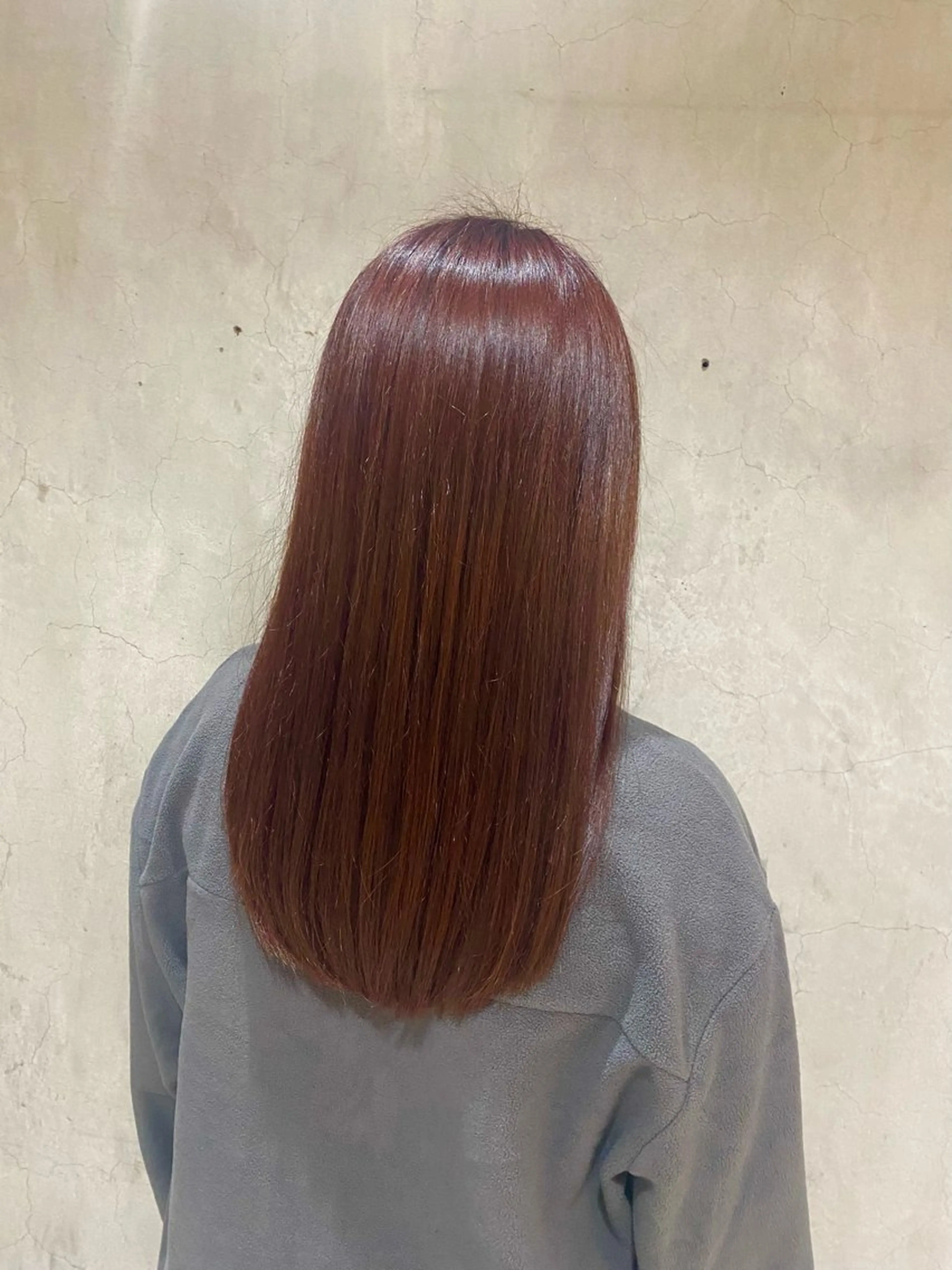 セミロング ピンクブラウン 透明感カラー /Kanon️🫧のヘアスタイル