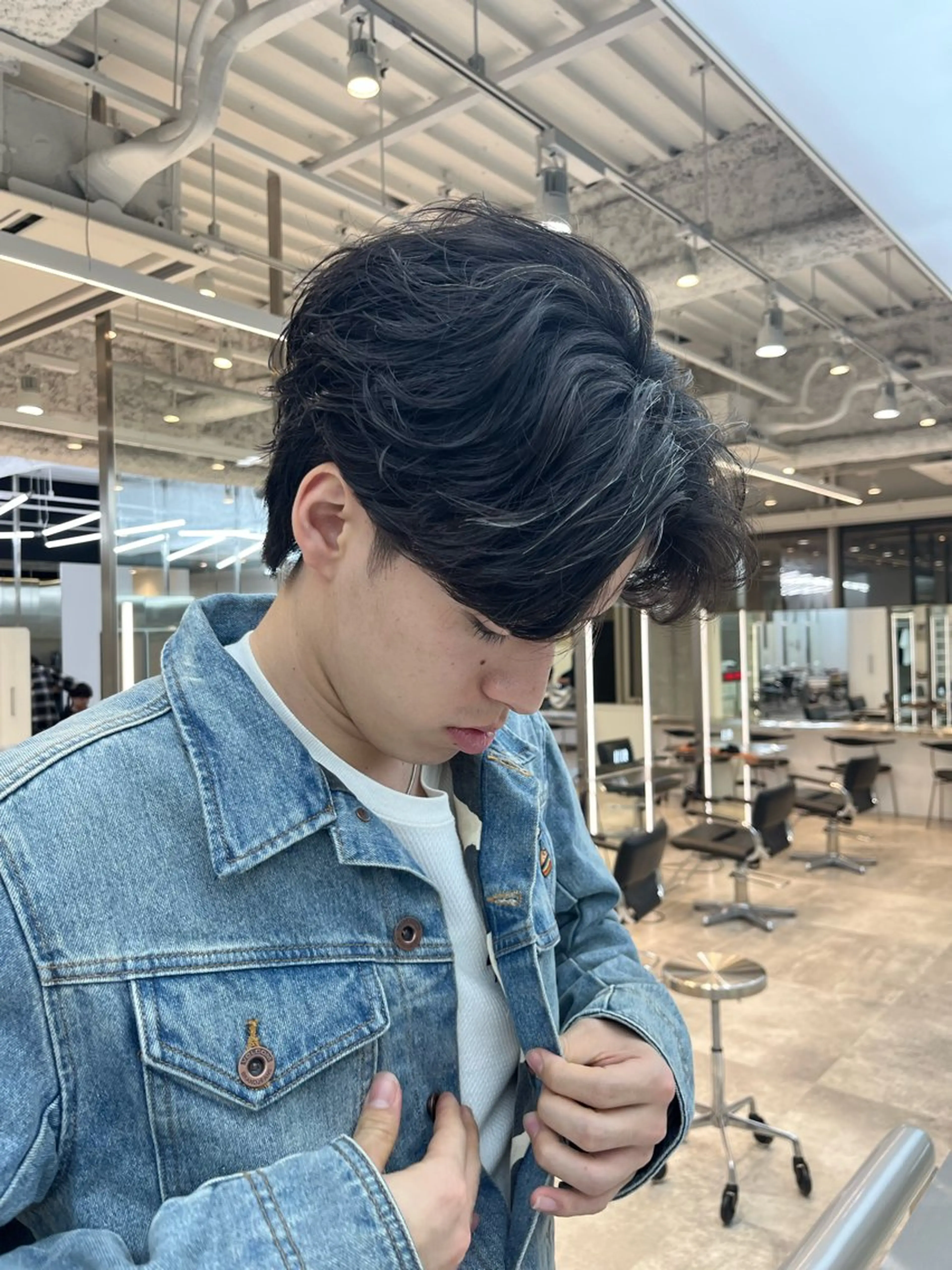 パーマ メンズ fifth 桐山 蒼史のヘアスタイル