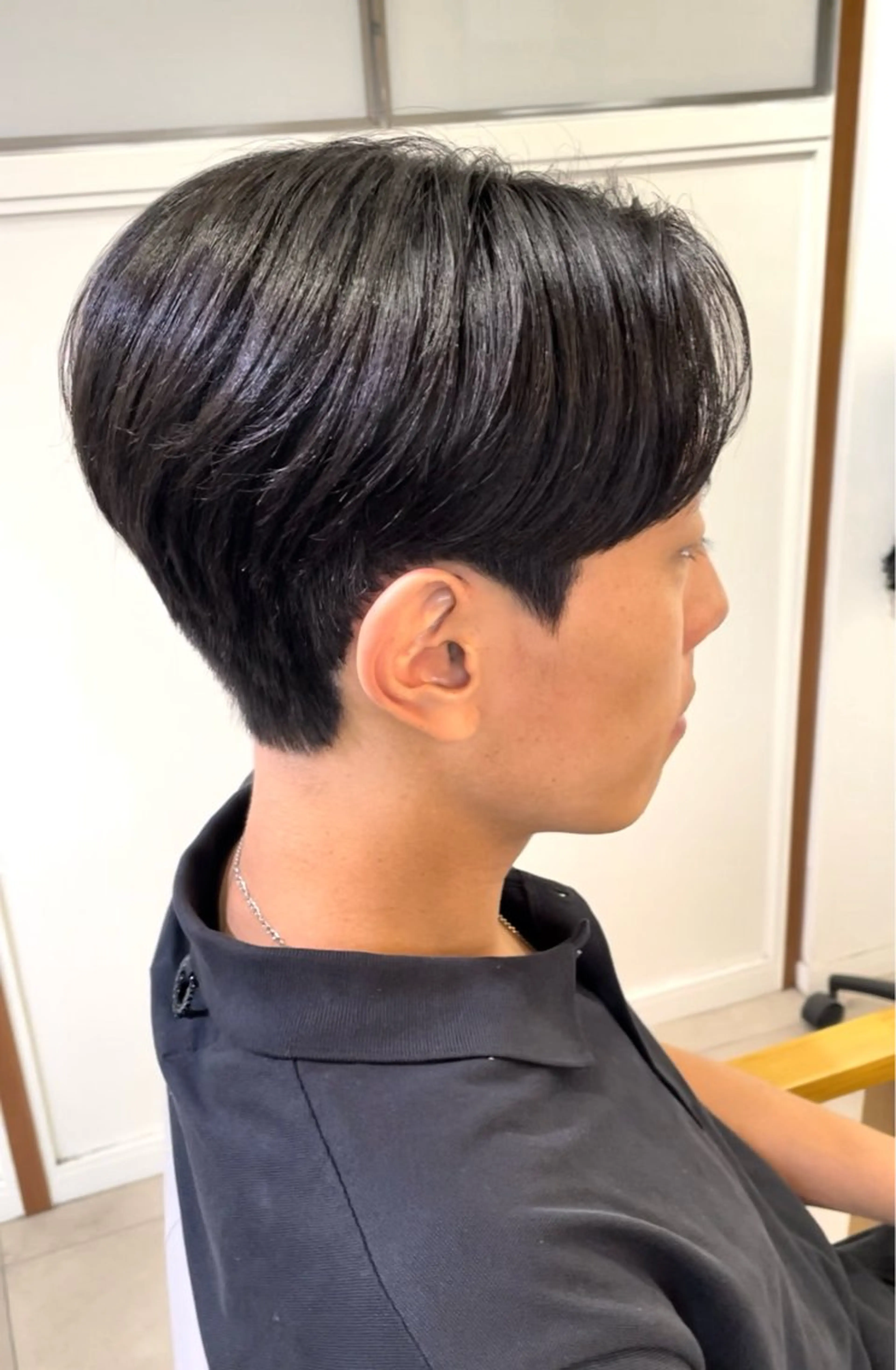 パーマ メンズ センターパート ダウンパーマ メンズパーマ カット パーマ 笹井 逸希/メンズ韓国ヘアのヘアスタイル