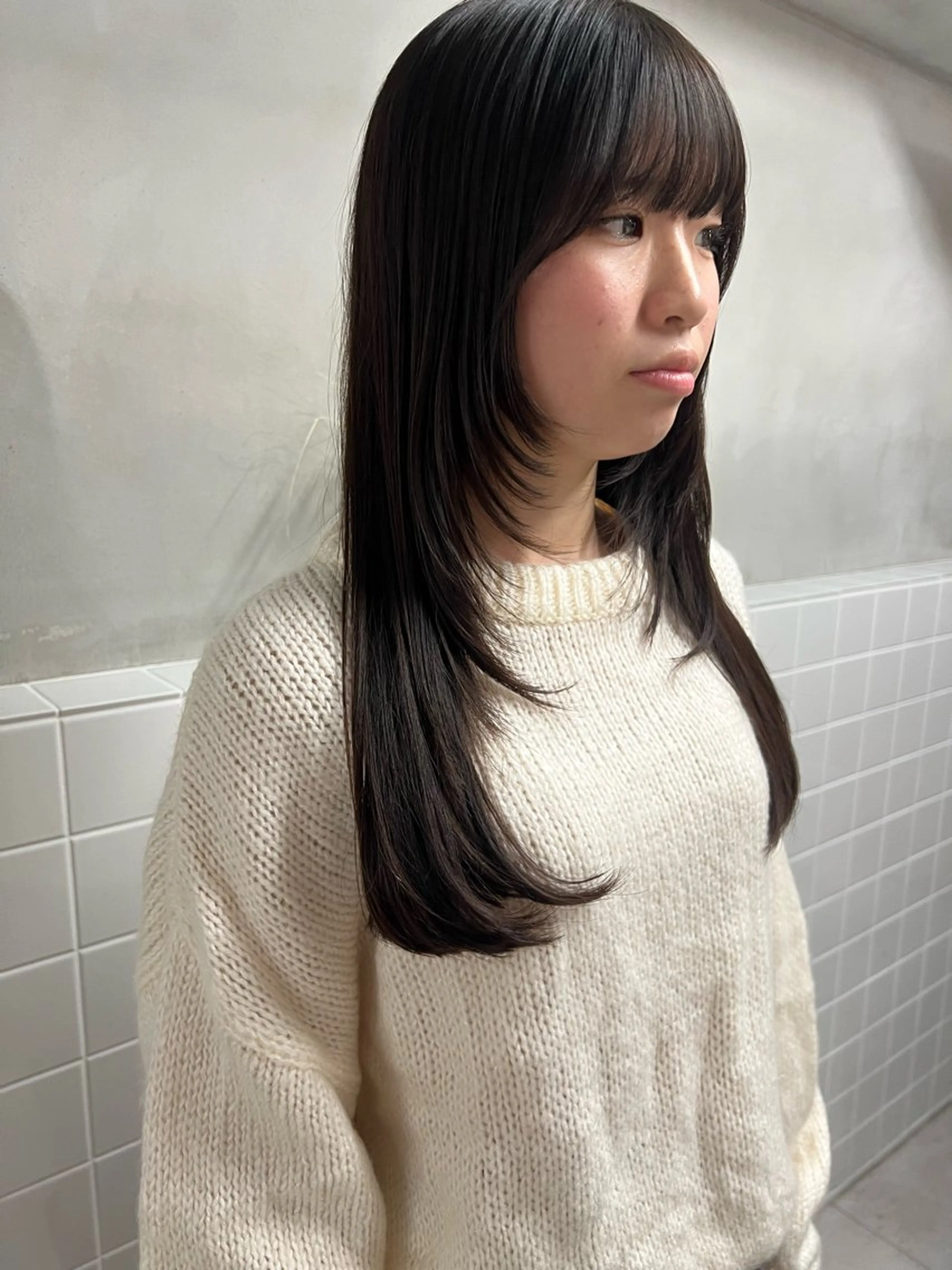 ロング カット Loem【ロエム】所属・RINA 【Loem】のヘアスタイル