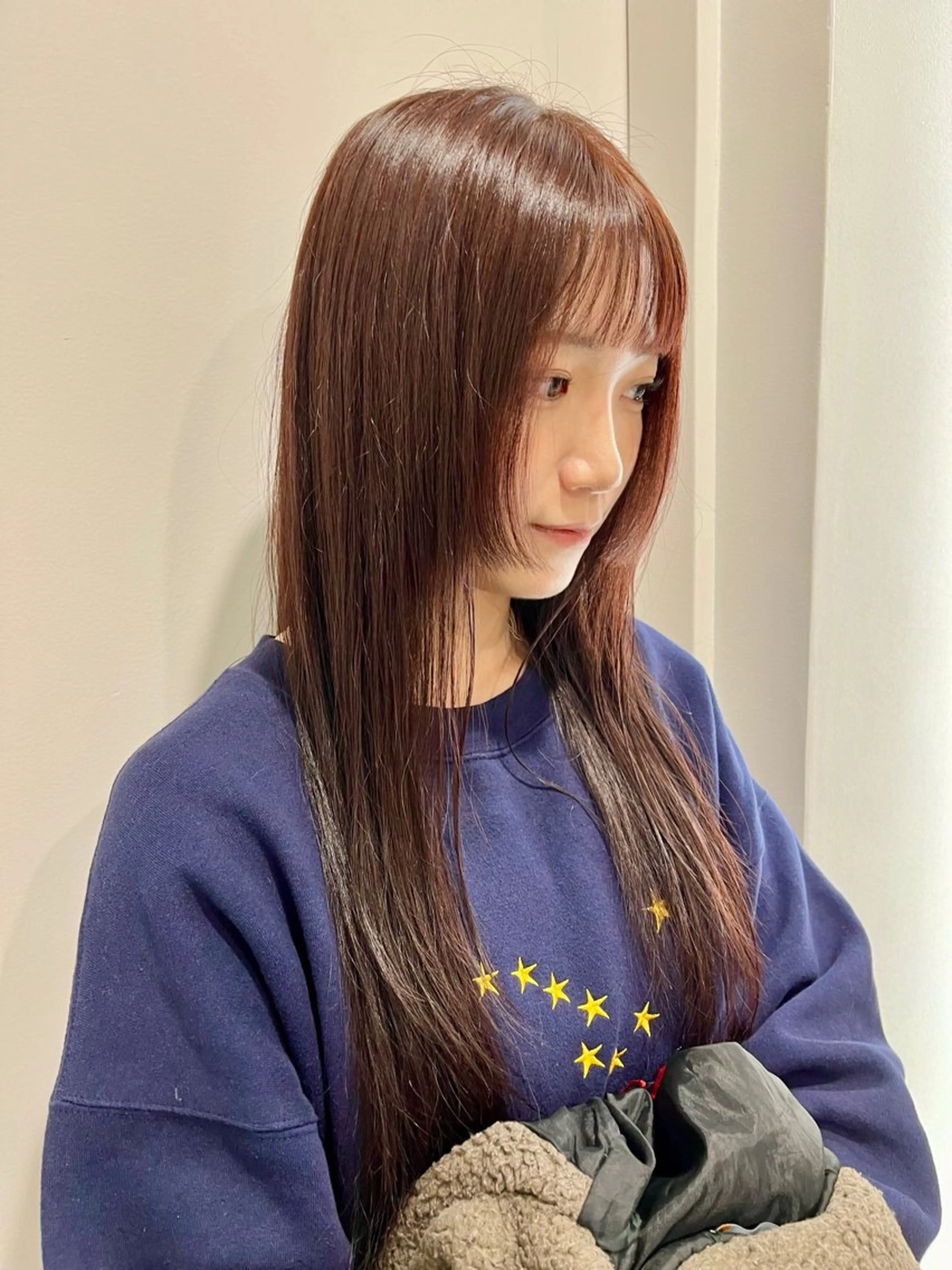 ロング カラー 縮毛矯正/ハイトーン /パーマ/前原汐🎐のヘアスタイル