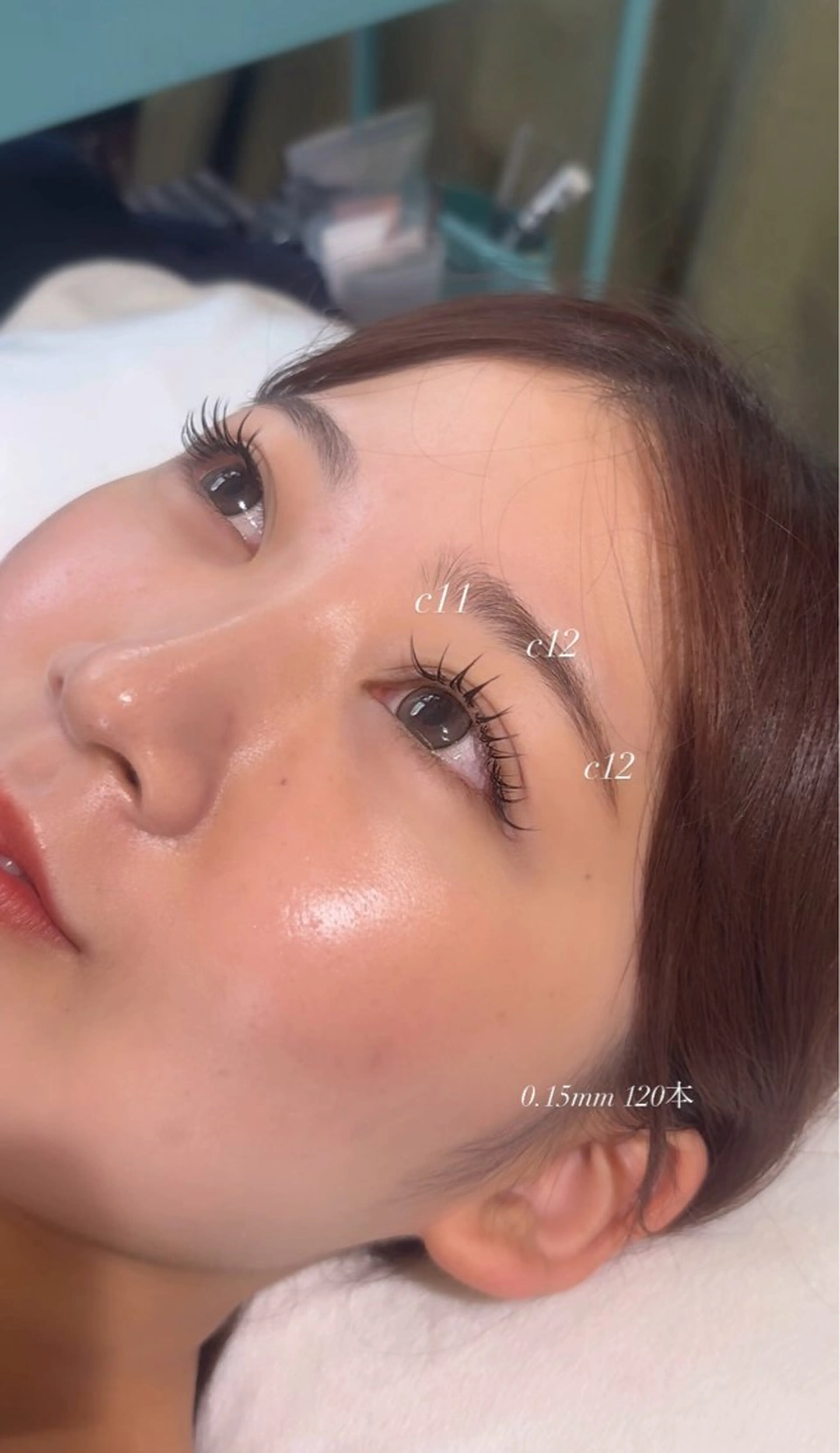 マツエク・マツパ キュート ブリーチ/マツエク 𝓡𝓲𝓷🫧のマツエク・マツパデザイン