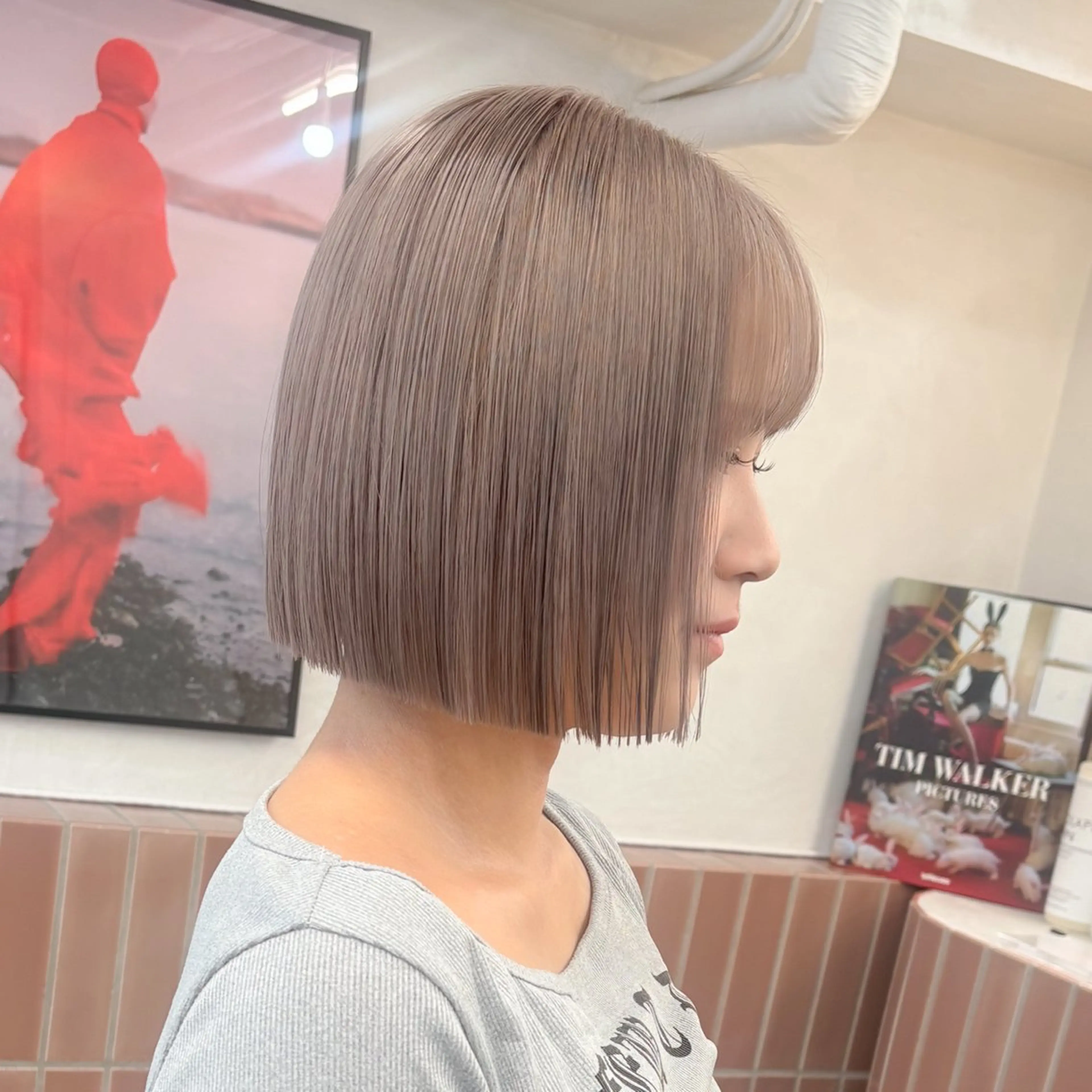 ショート カット ヘアカラー トリートメント 🚨ダメージ最小限ブ リーチ特化🚨ミユウのヘアスタイル