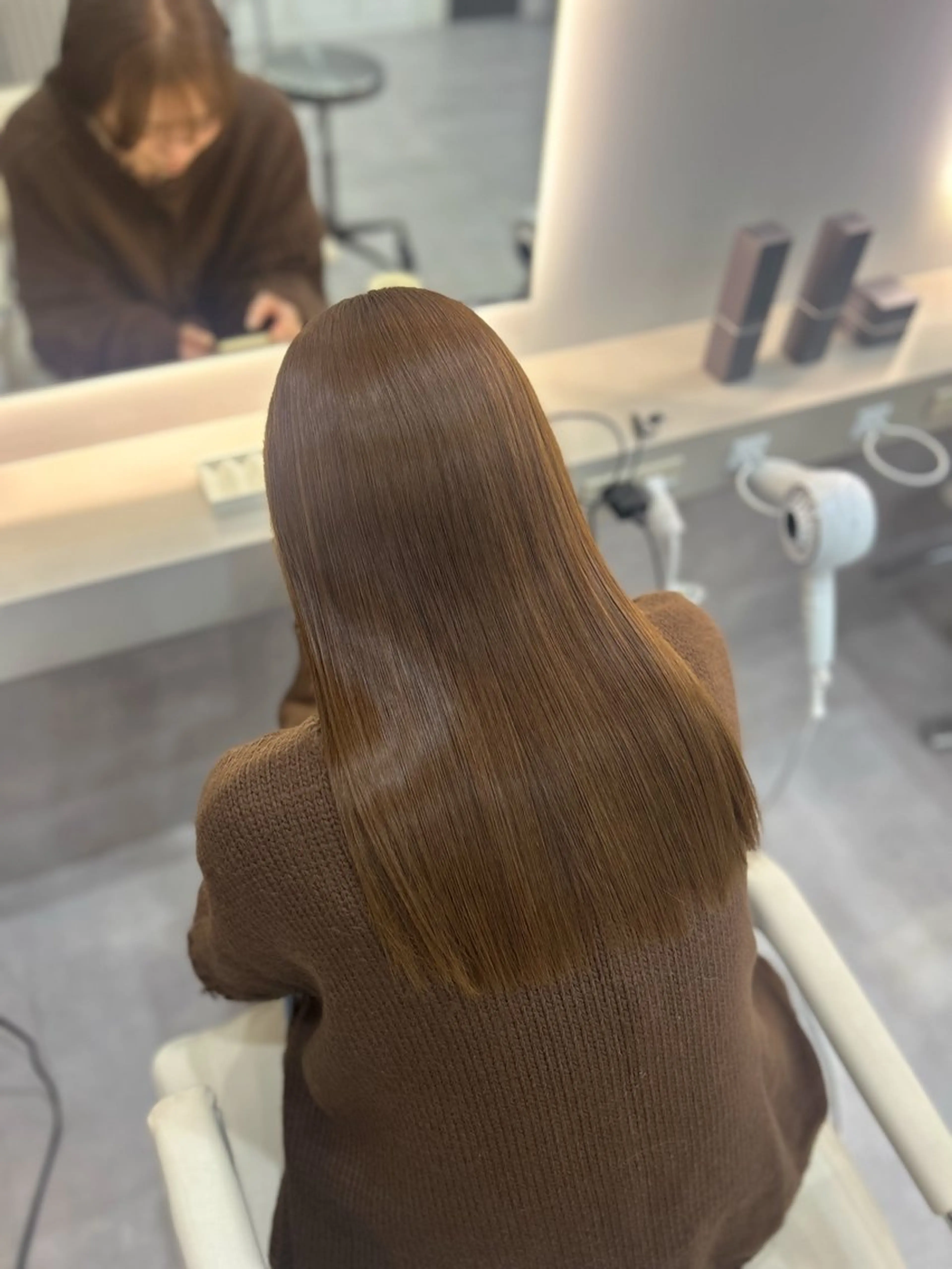 【🎟️平日限定🎟️】髪質改善カラー+韓国ウォータートリートメント🤍の写真