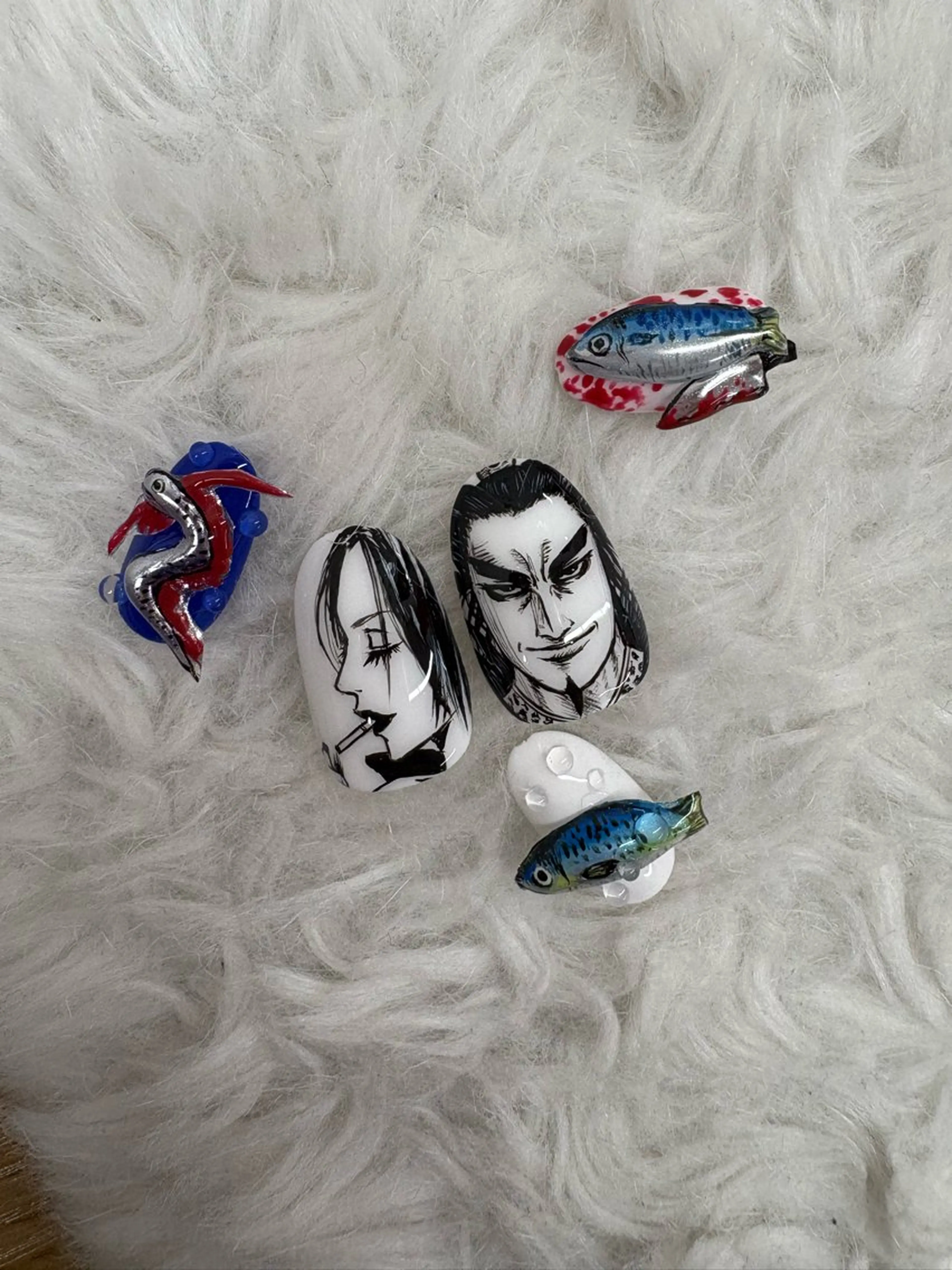 ネイル アートネイル 卒業式 シンプルネイル Azur Nail所属・藤原 亜里沙のネイルデザイン