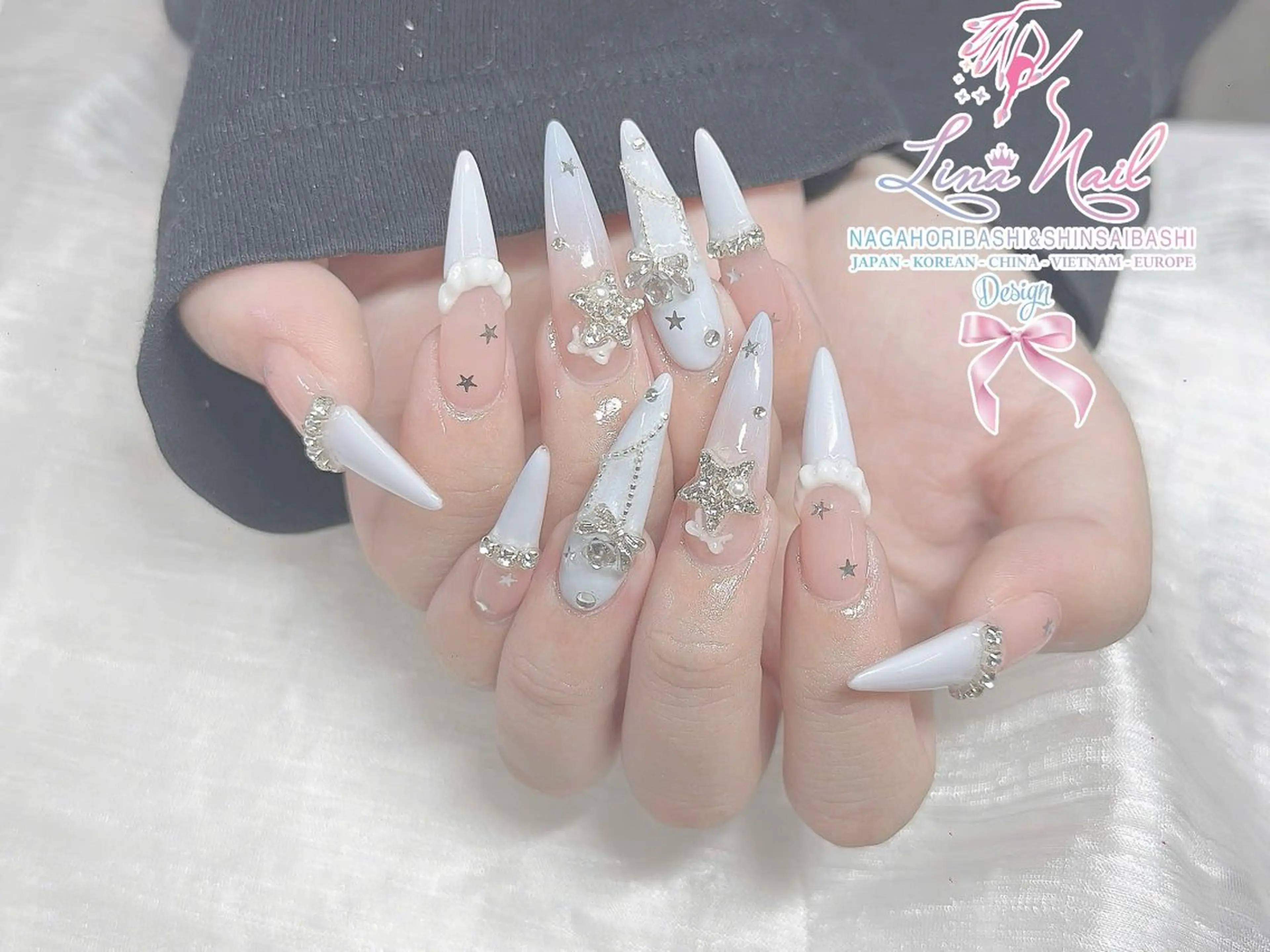 ネイル フットネイル ジェルネイル 持ち込み ネイルチップ ハンドネイル リナネイル 長堀橋店／東心斎橋店のネイルデザイン