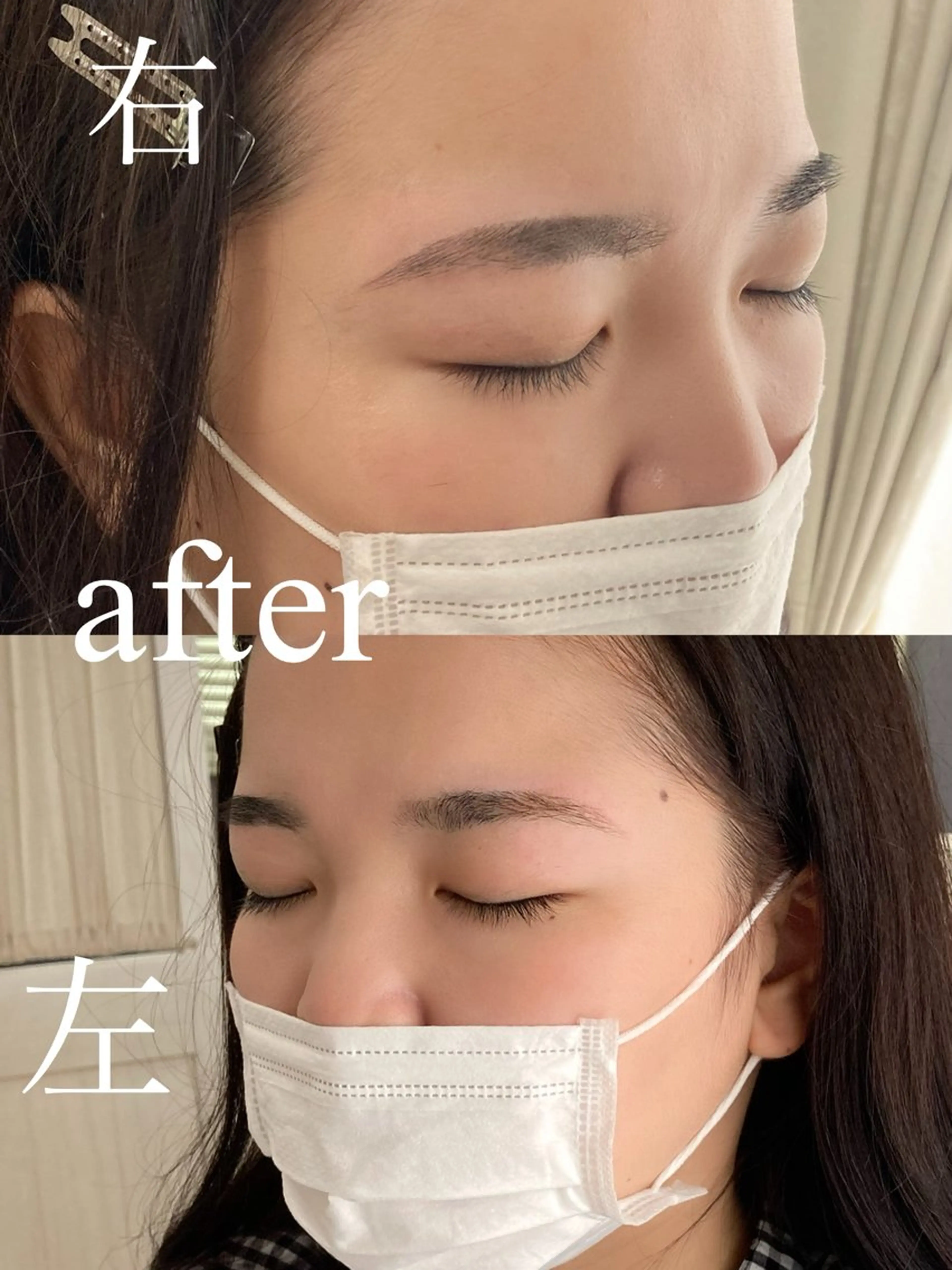 アイブロウ ワックス脱毛 眉カット WHITE EYE 崎山の眉毛・アイブロウイメージ