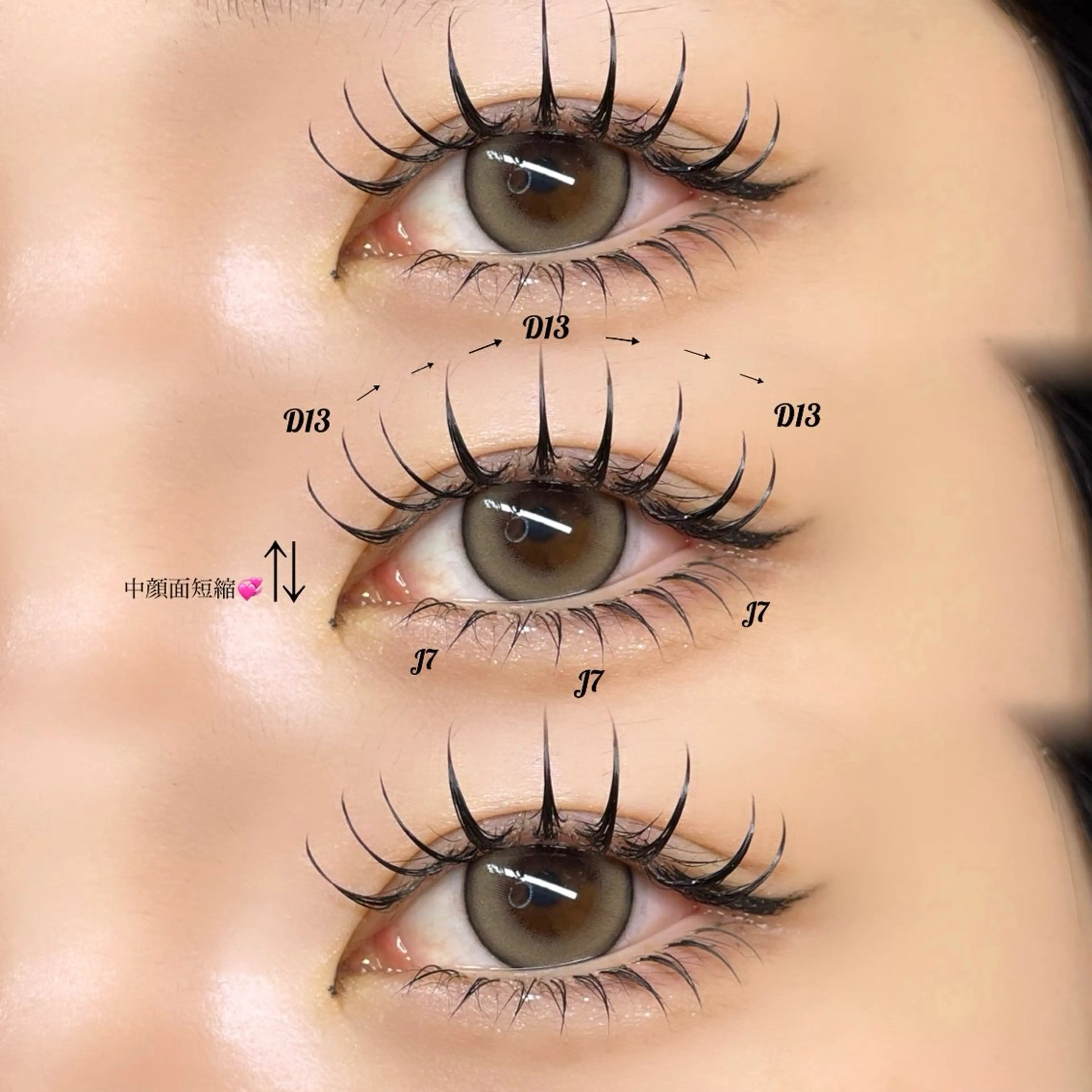 マツエク・マツパ マツエク Mell Yuuna ♡パリエク /束感のマツエク・マツパデザイン