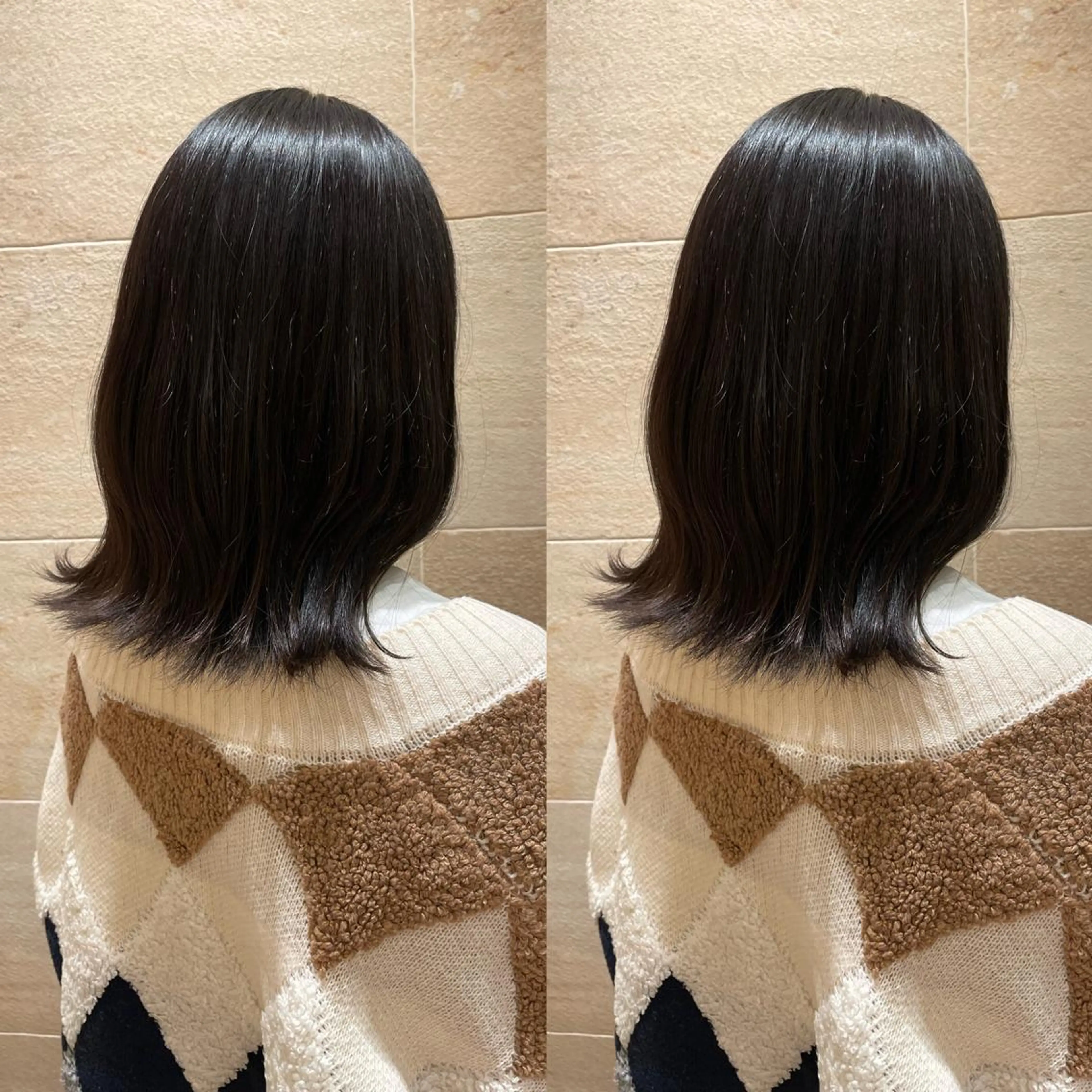 ミディアム カラー 丸みショート 🩰 MANAMI🪿🤍のヘアスタイル