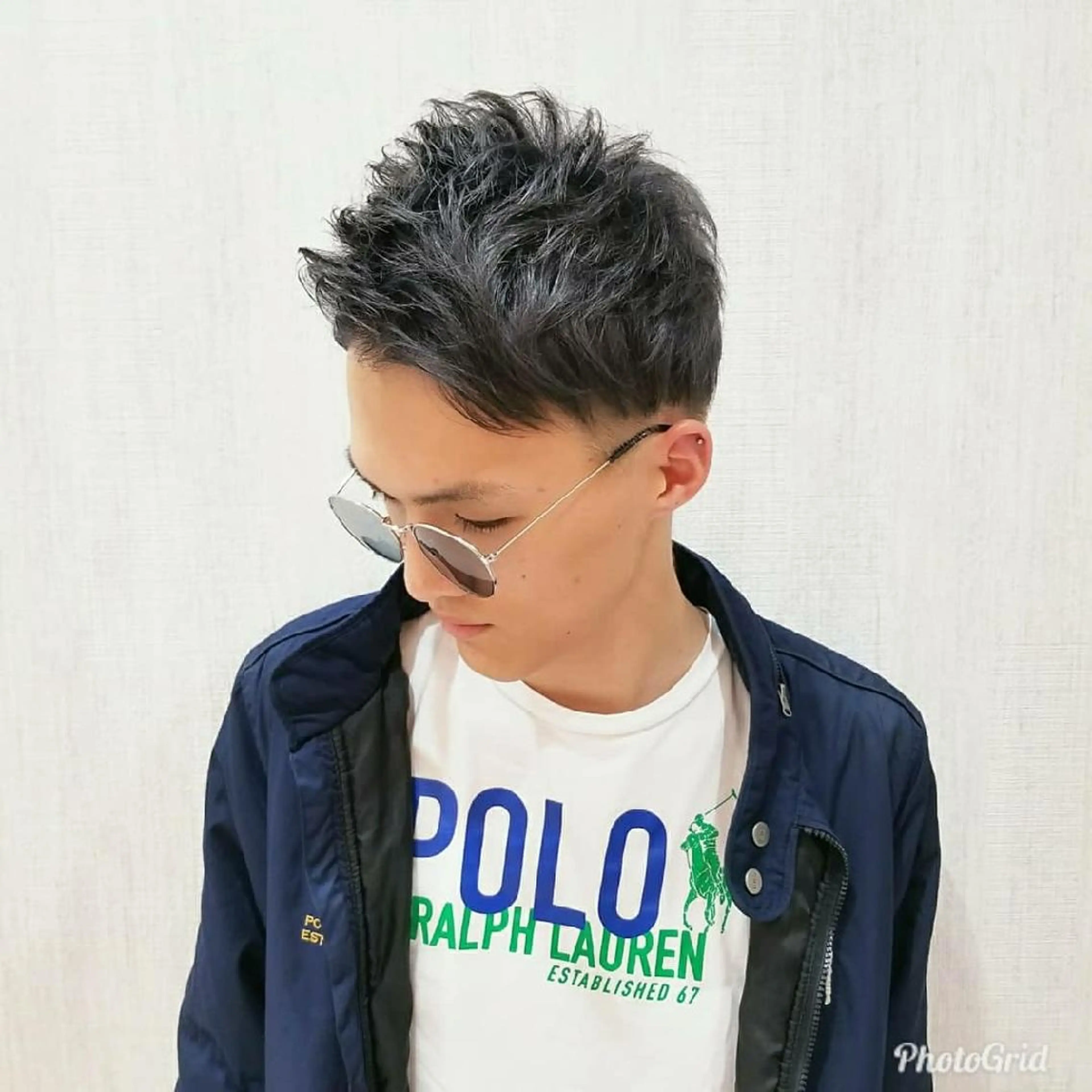 メンズ 顔周りレイヤーカット 髪質改善代表西村功平のヘアスタイル