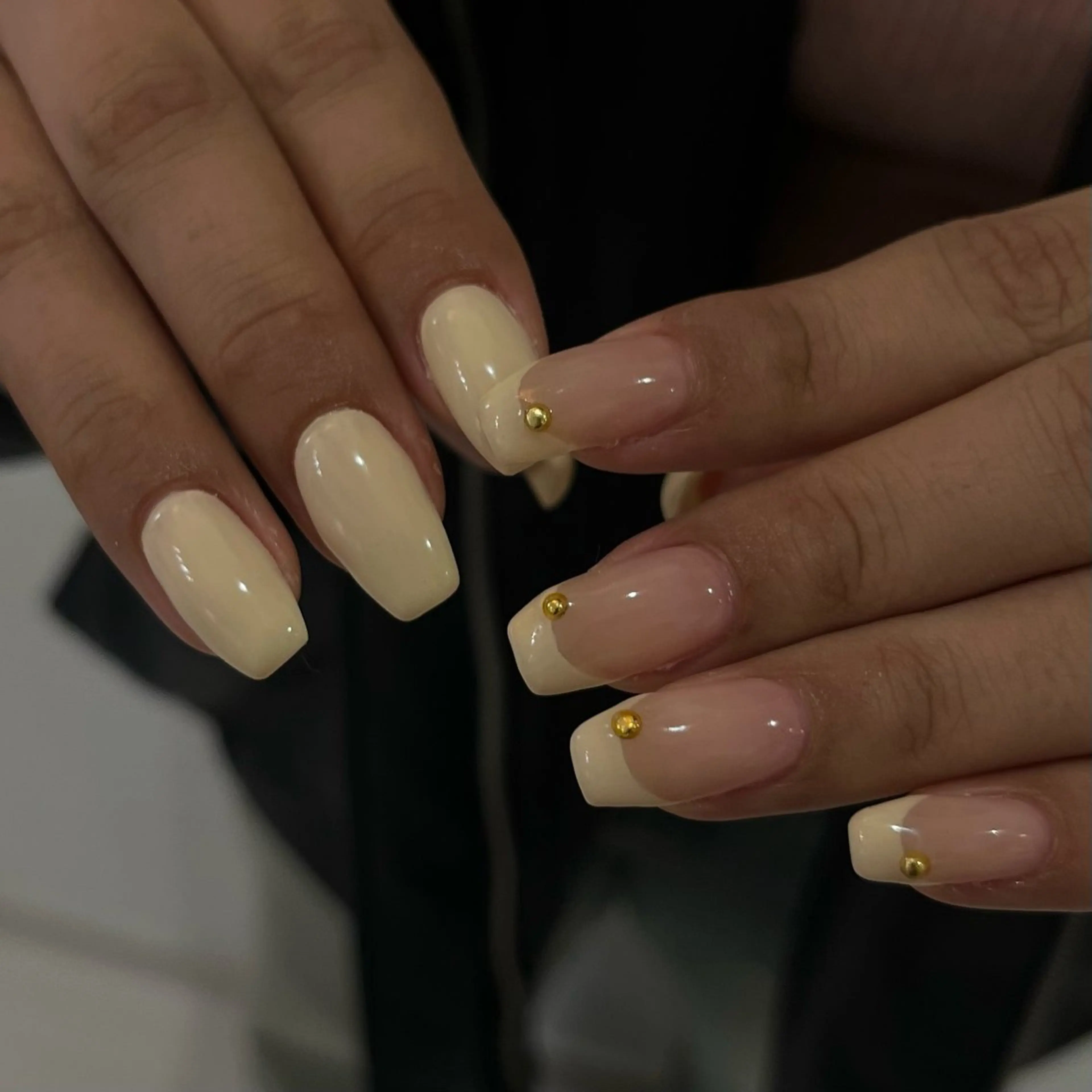 ネイル ハンドネイル Ray. ちゅるん系ニュアンスのネイルデザイン