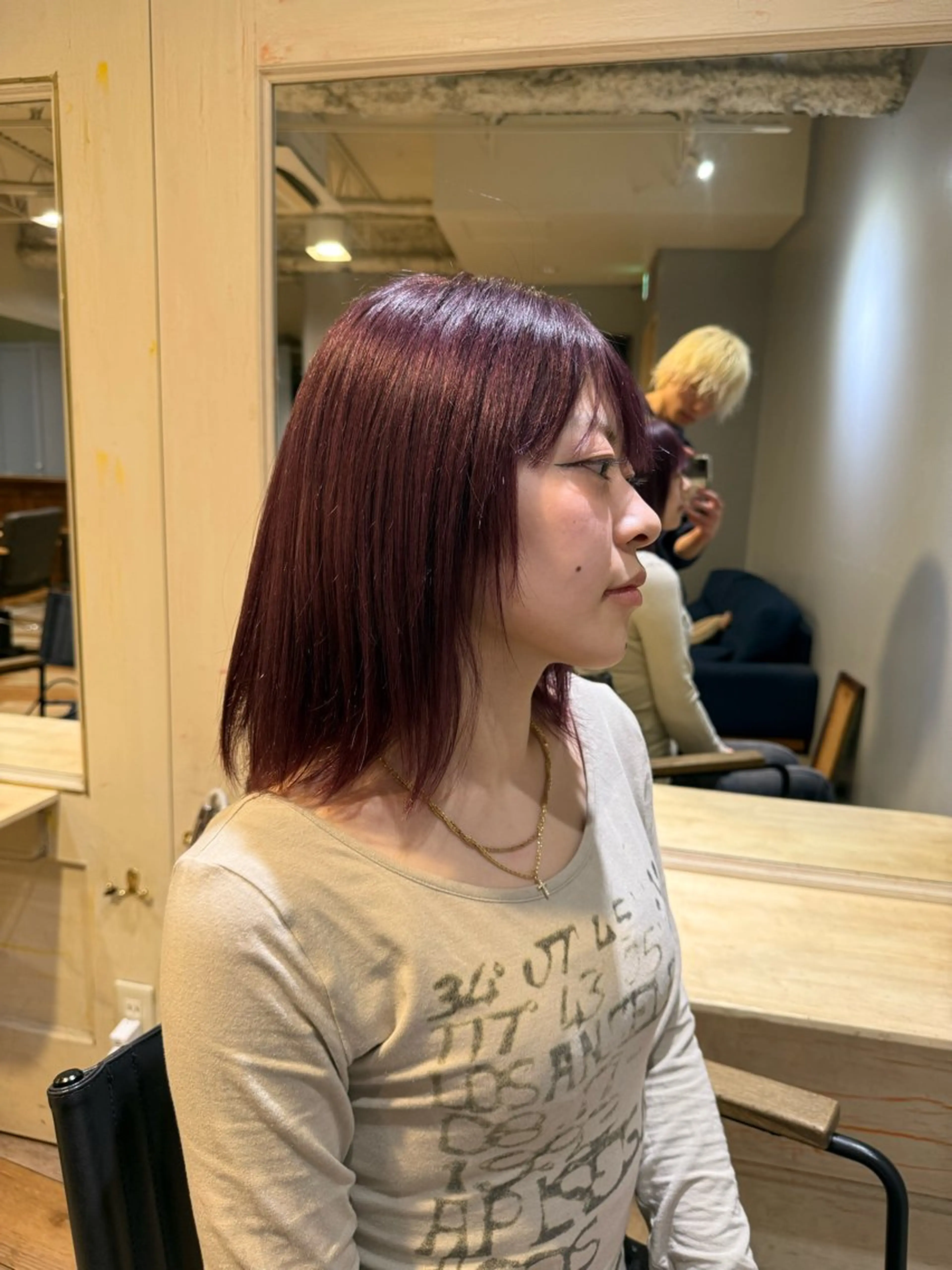 カラー ブリーチ ケアブリーチ ハイトーンカラー ヘアカラー トリートメント メンズカット/パーマ 艶カラーTAIGA︎のヘアスタイル