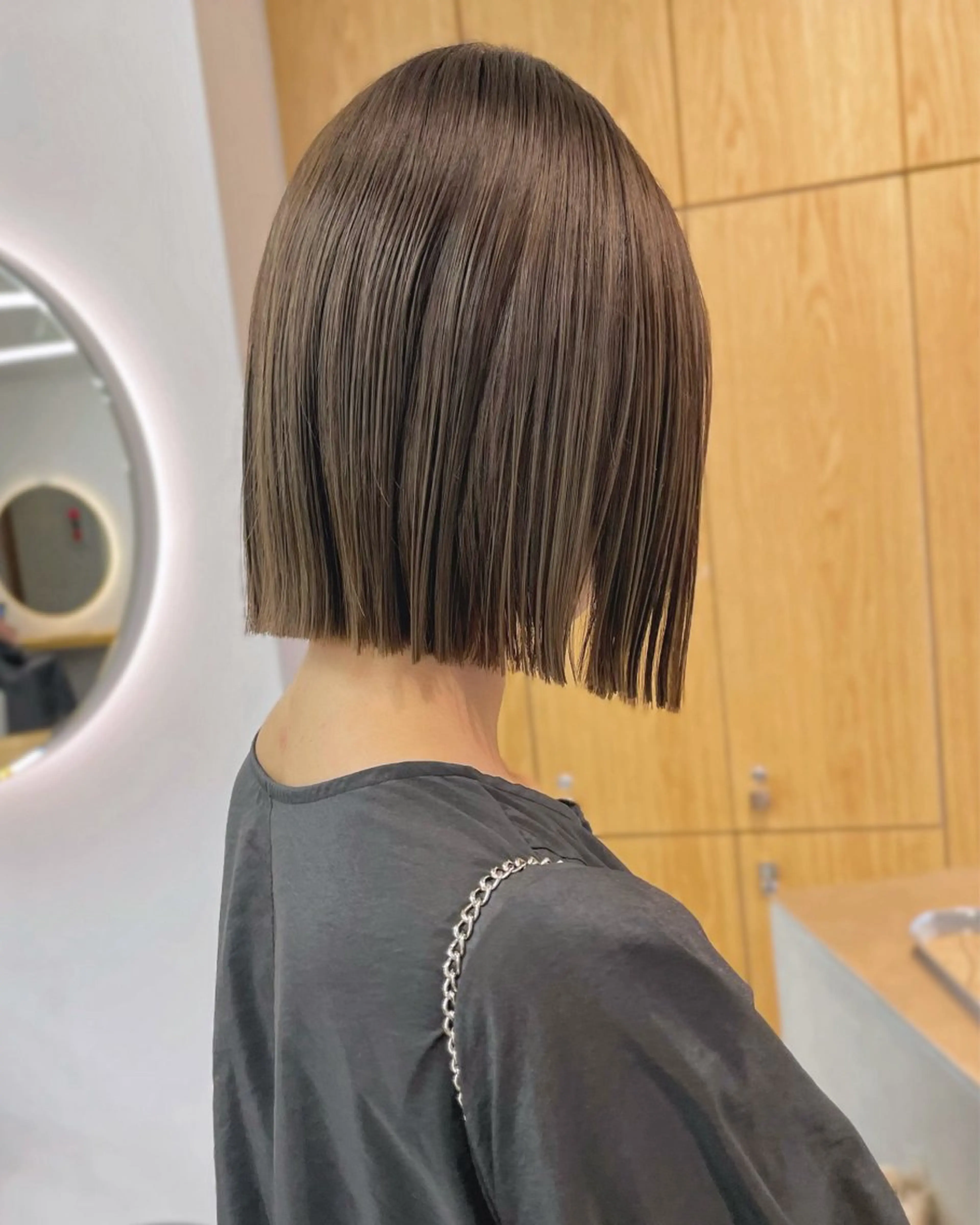 ショート Misaki /ボブ/縮毛矯正のヘアスタイル