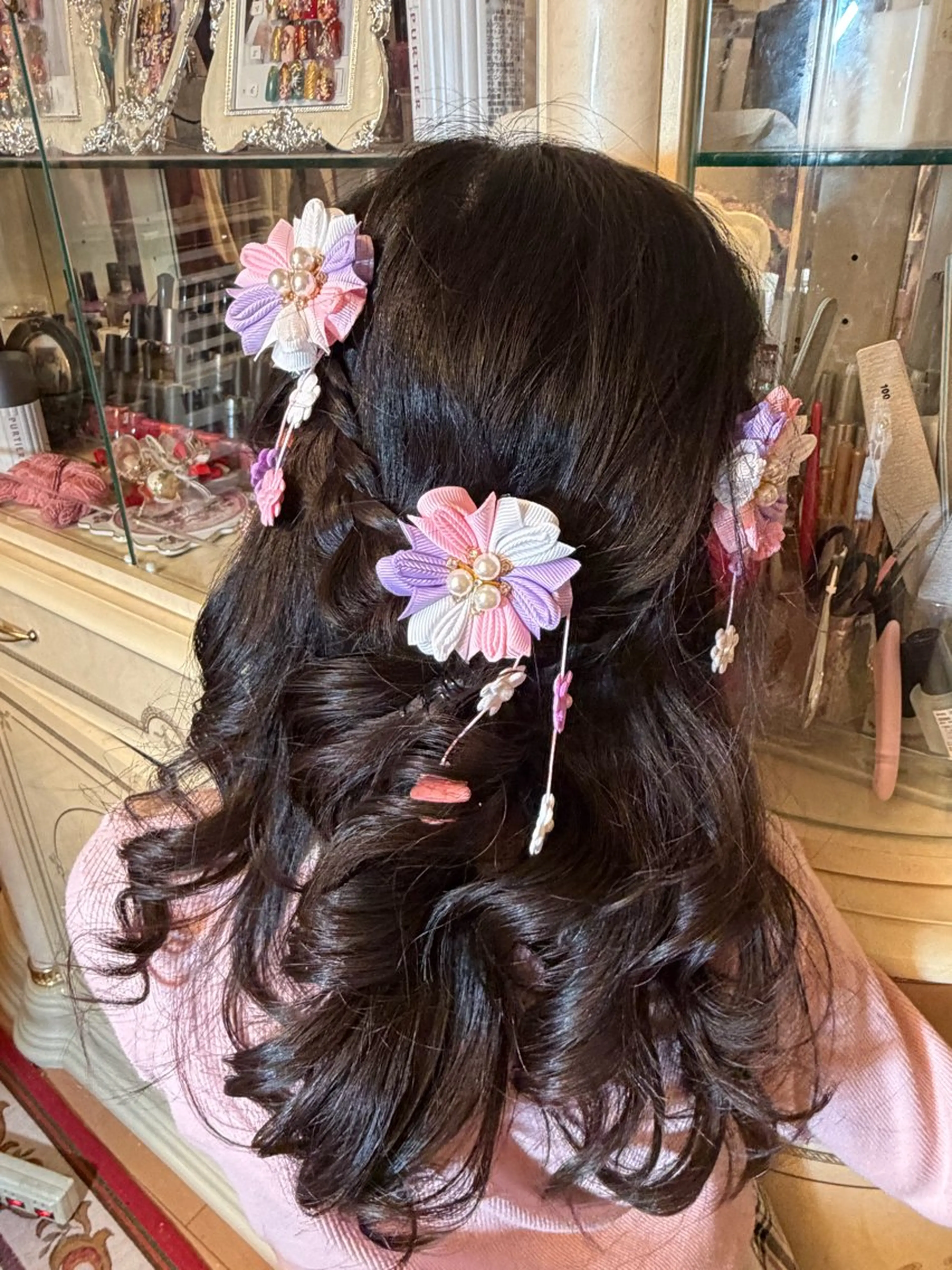 ヘアアレンジ ハーフアップ 近藤 麻子のヘアスタイル