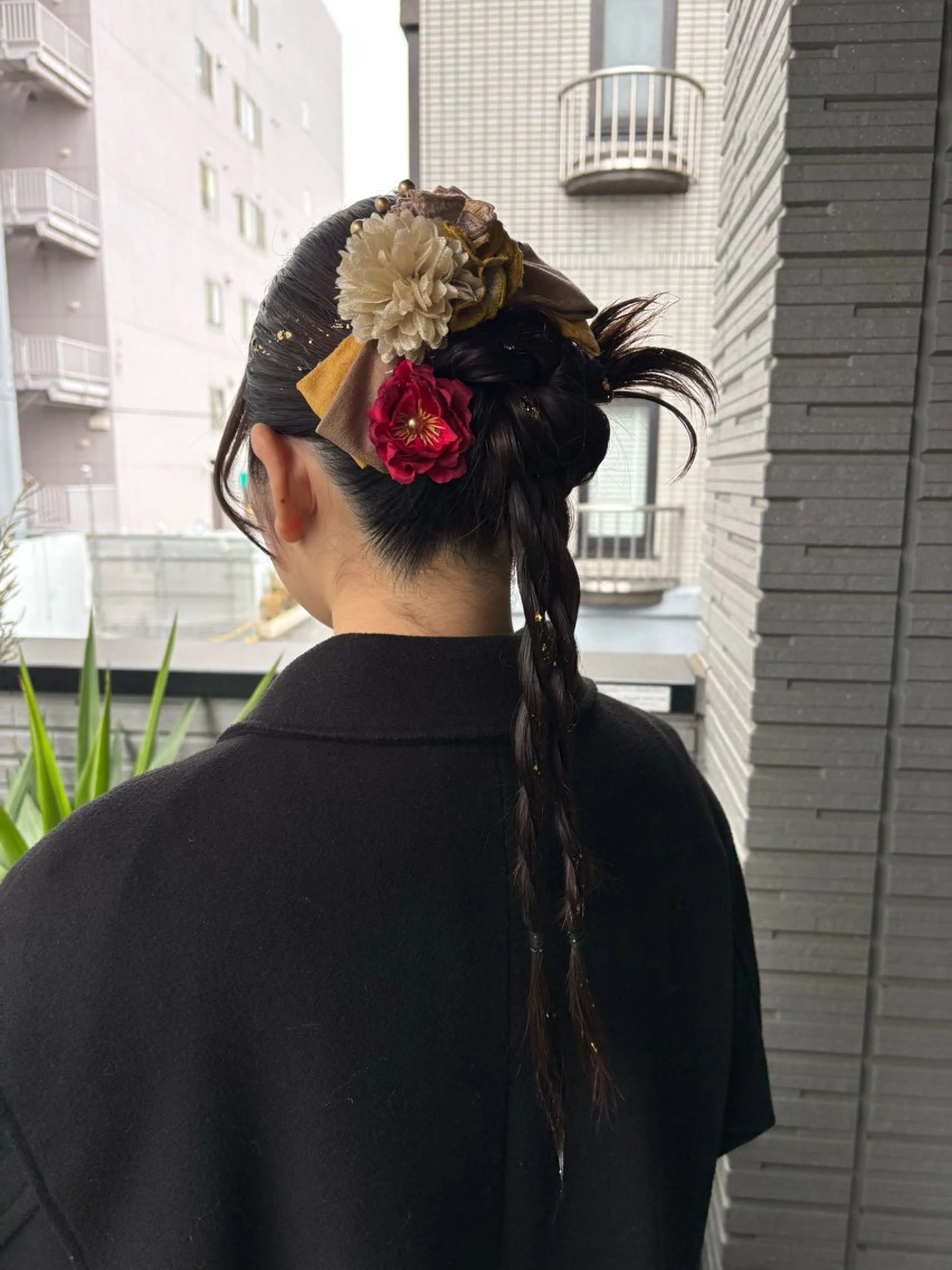 ロング ヘアアレンジ Wカラーヘアアレンジ さあやのヘアスタイル