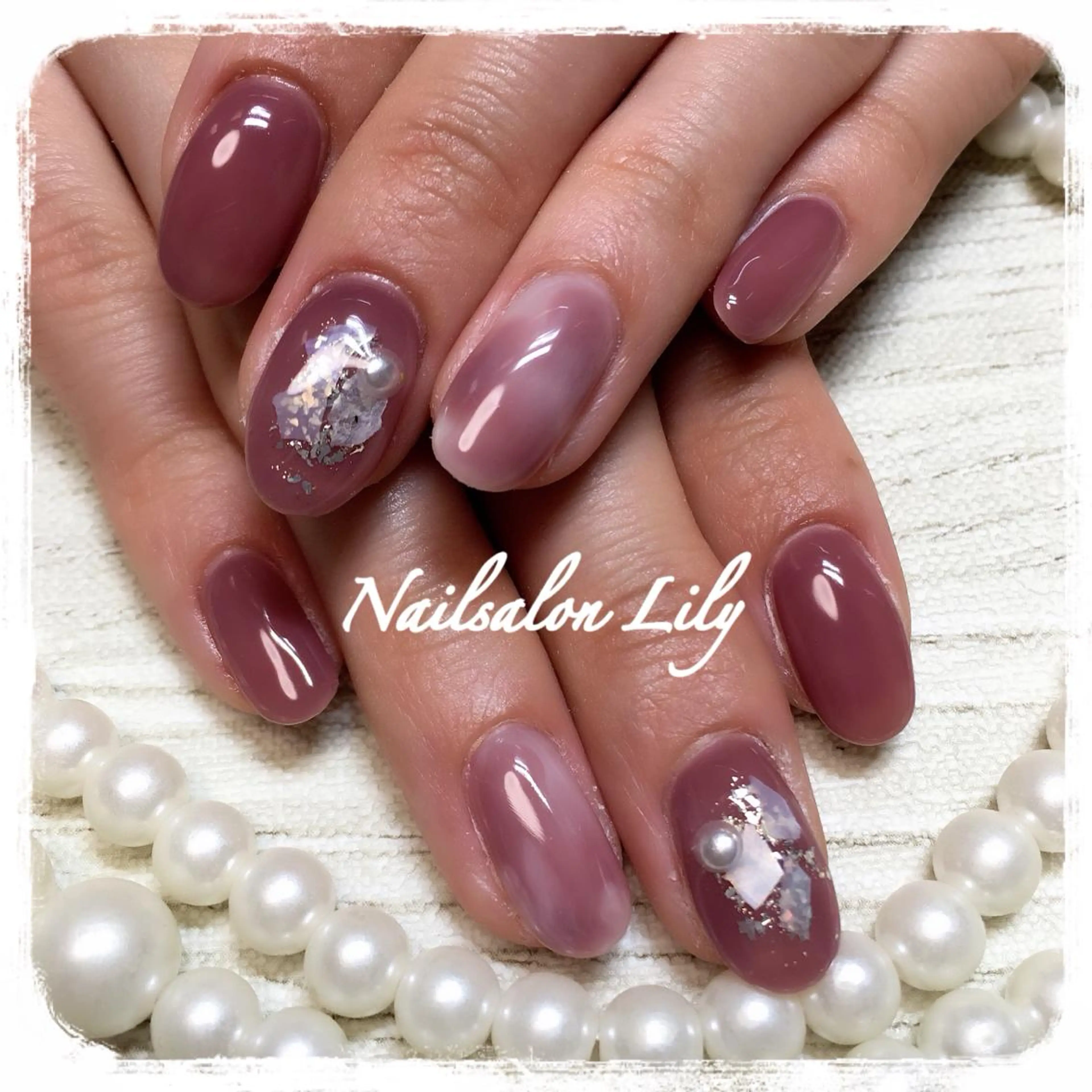 ネイル ニュアンスネイル Nailsalon Lilyのネイルデザイン
