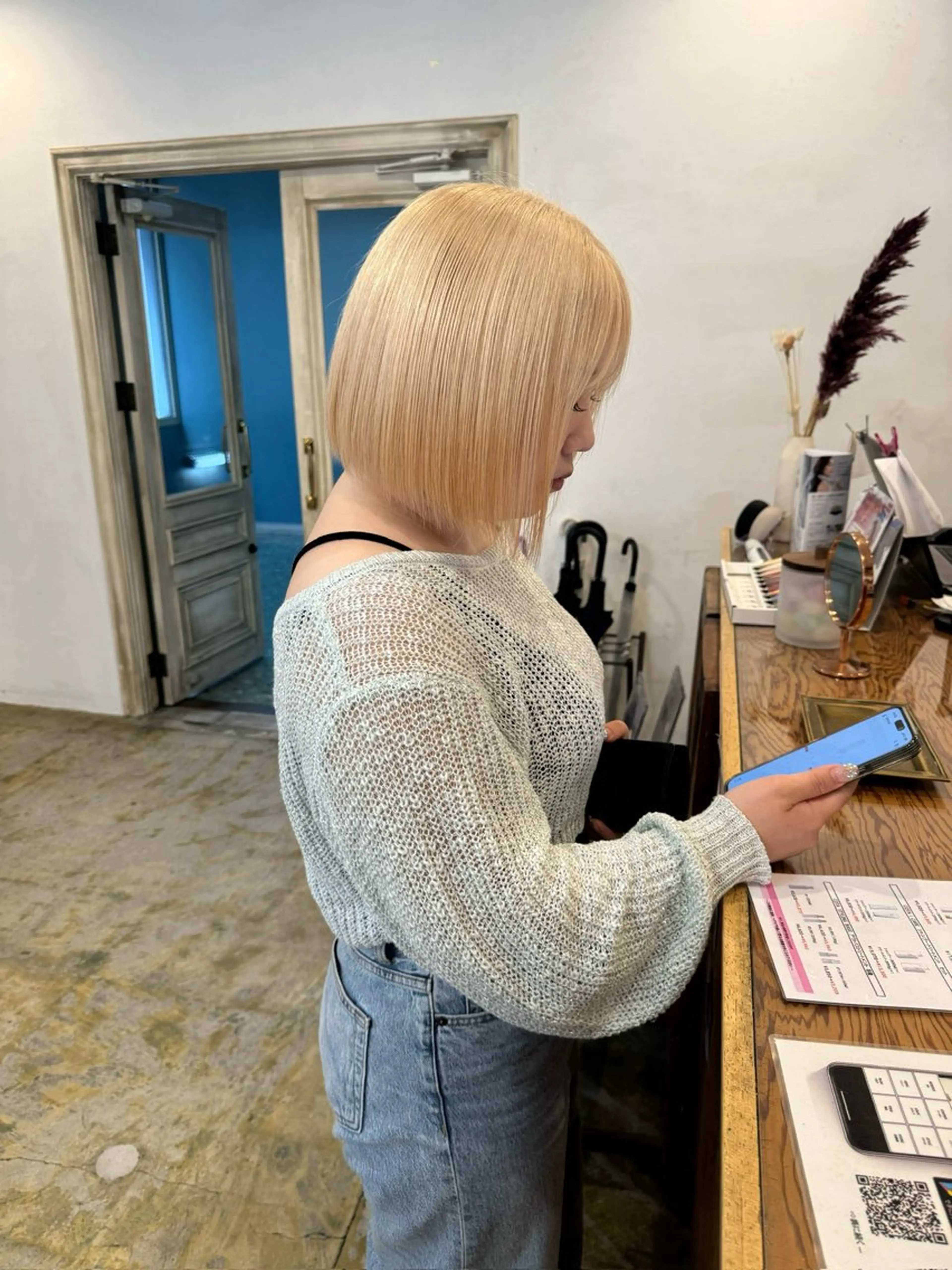 ショート 梅田／ボブカット ／サイバアサトのヘアスタイル