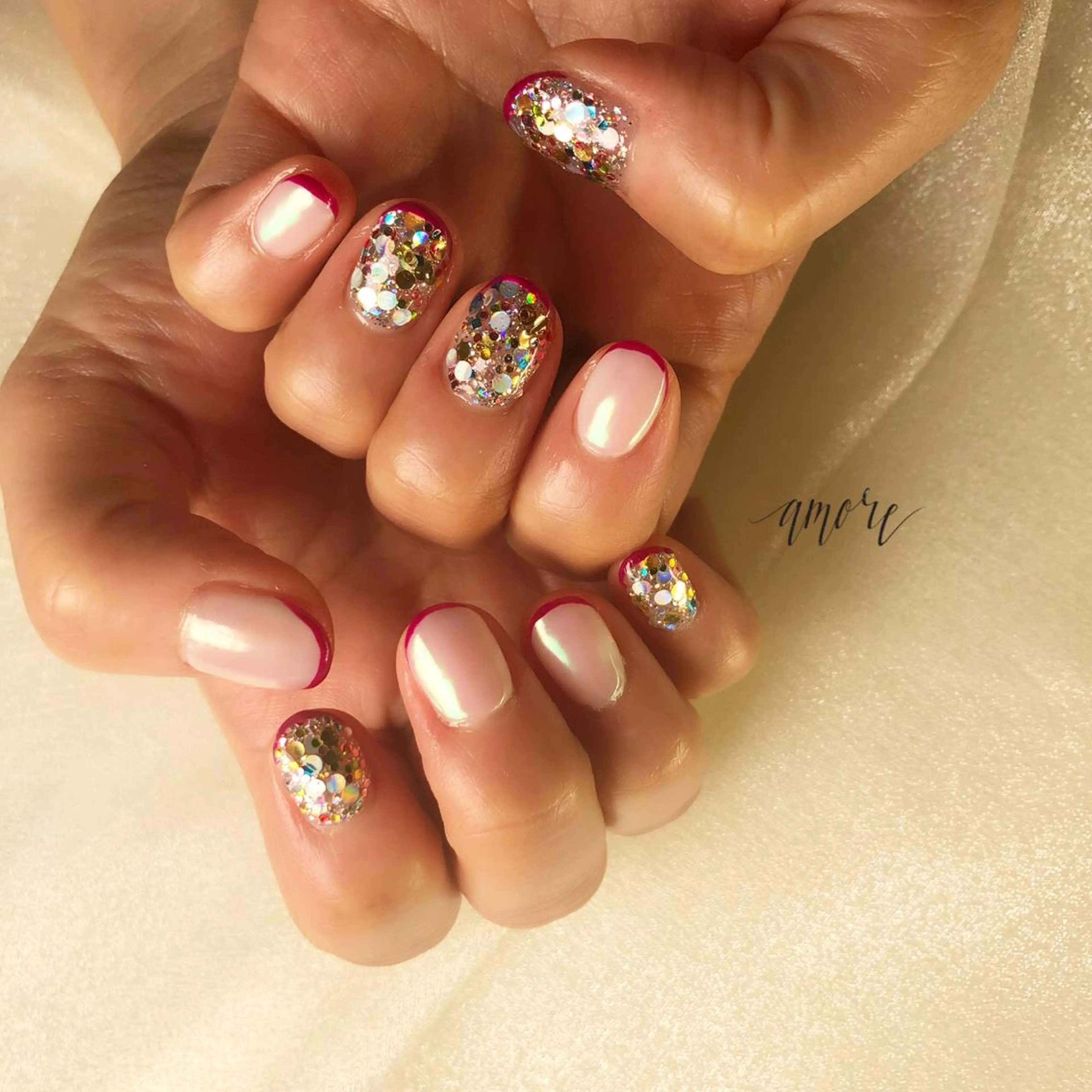 ネイル ジェルネイル 氷ネイル・うるうるネイル マグネットネイル ミラーネイル ニュアンスネイル You kyehwaのネイルデザイン