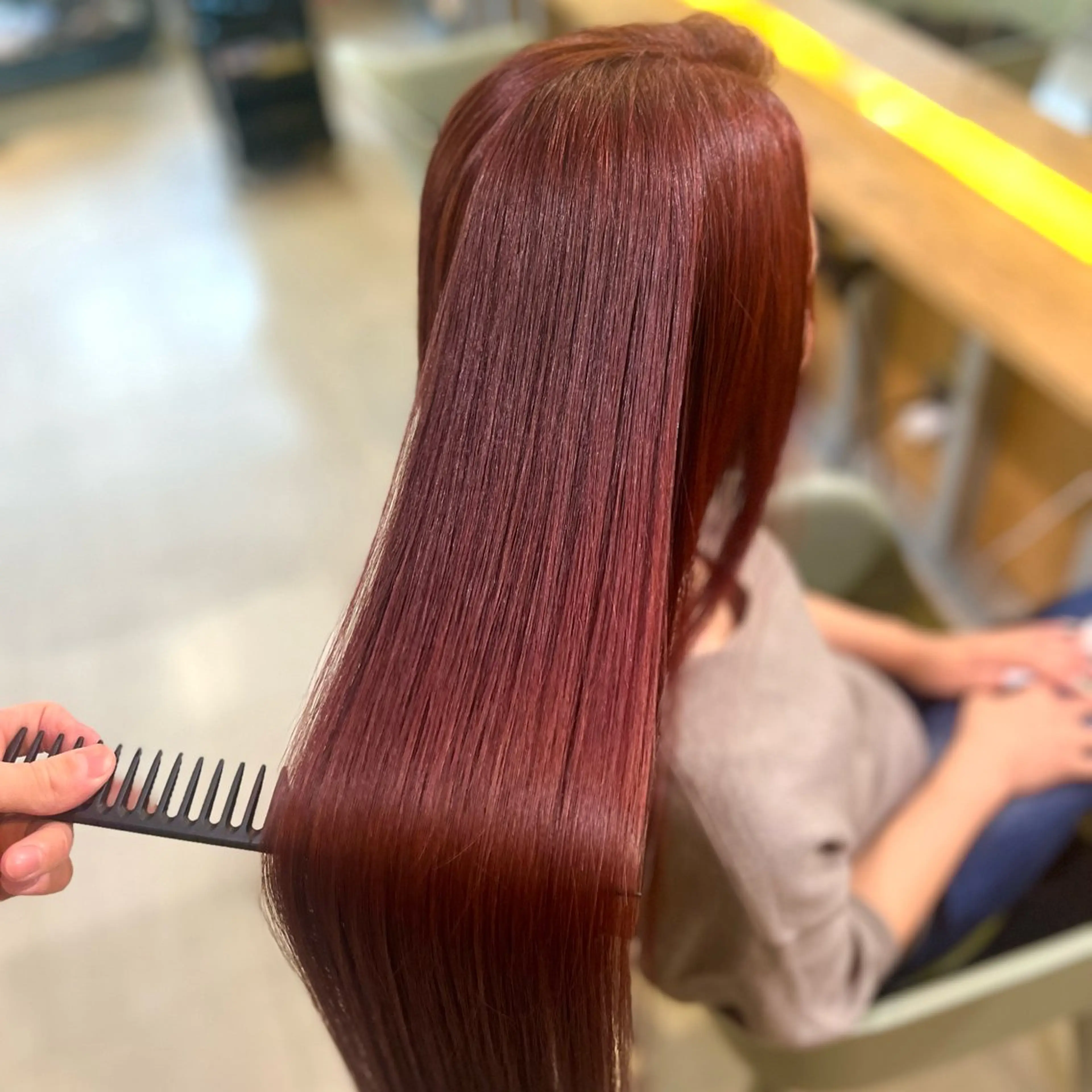 ロング カラー 髪質改善 ロング トリートメント 髪質改善/ケアカラー /梅田✨ RIKUのヘアスタイル