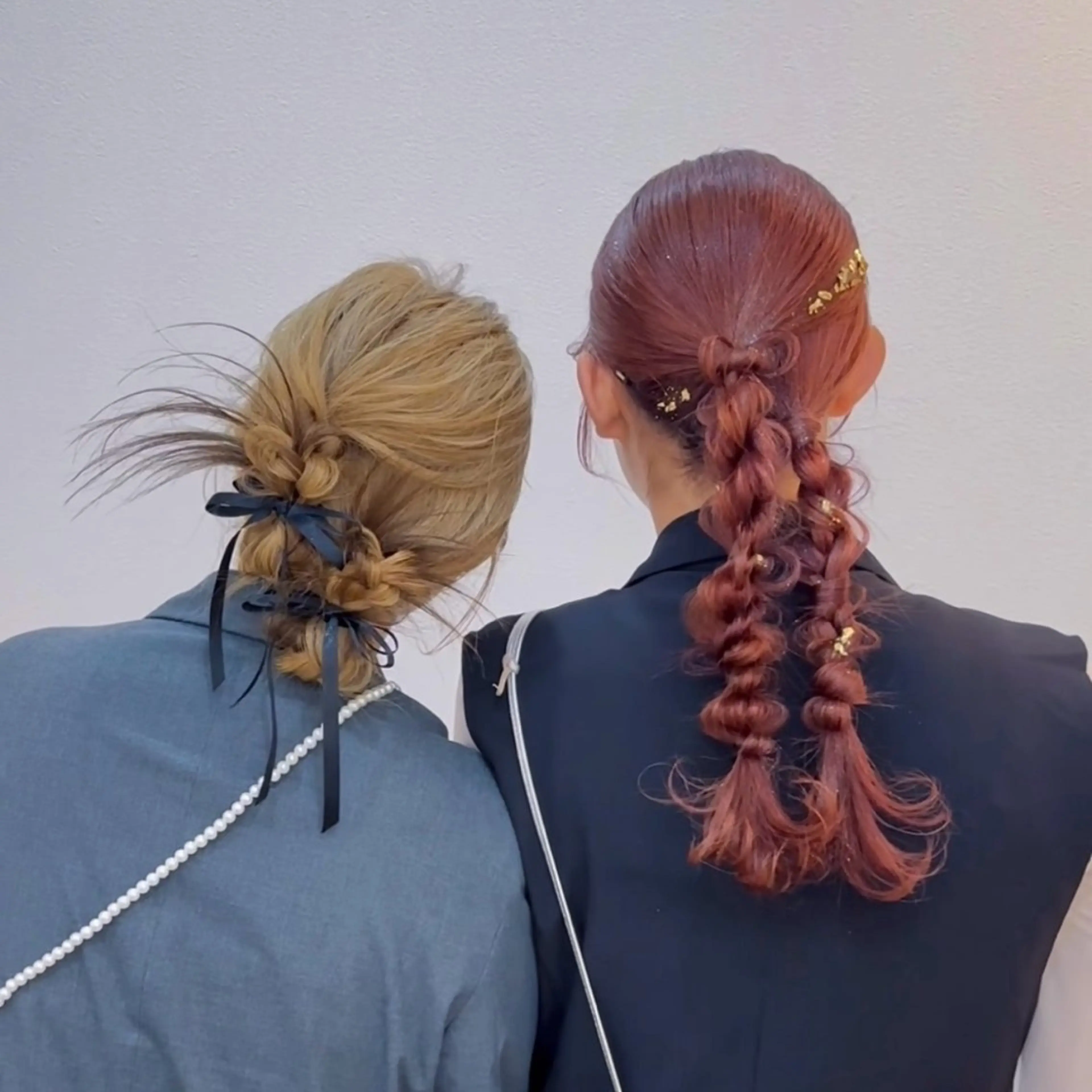 ロング ヘアアレンジ ura/デザイン/ ハイトーン/個性派のヘアスタイル