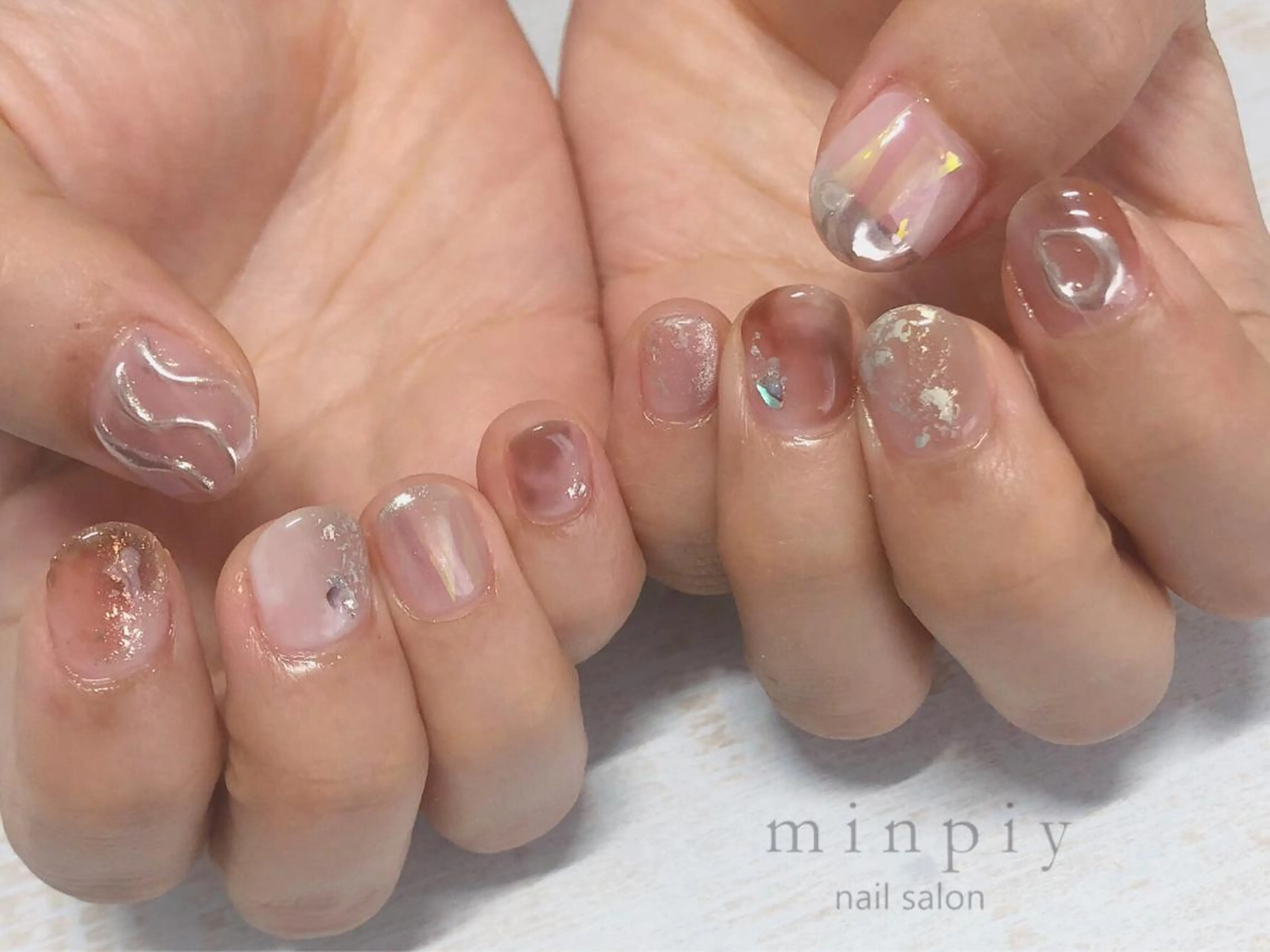 ネイル 𖡼 yumenoのネイルデザイン