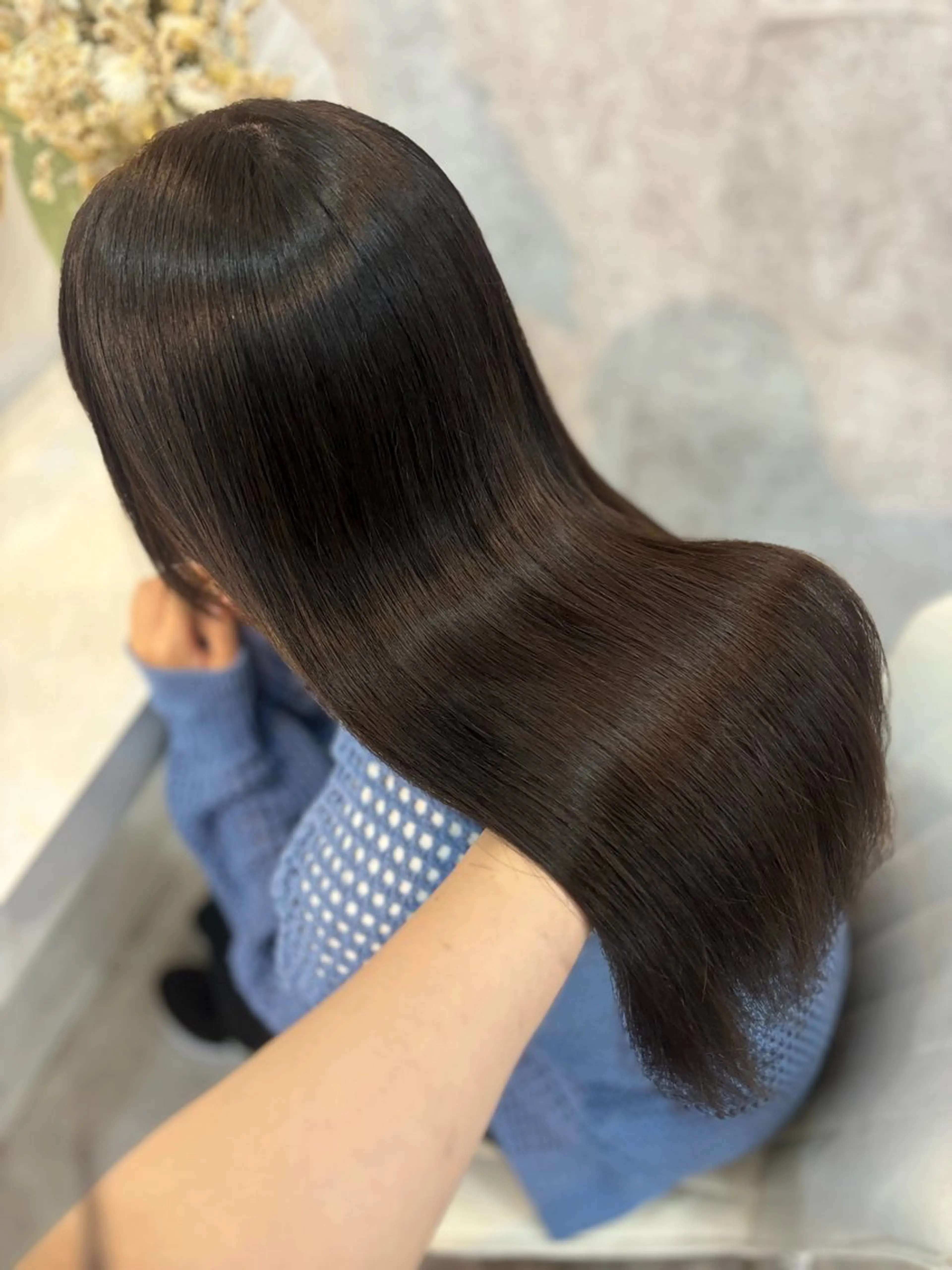 【土日祝限定】🦋カット+うる艶カラー+保湿Tr🦋の写真