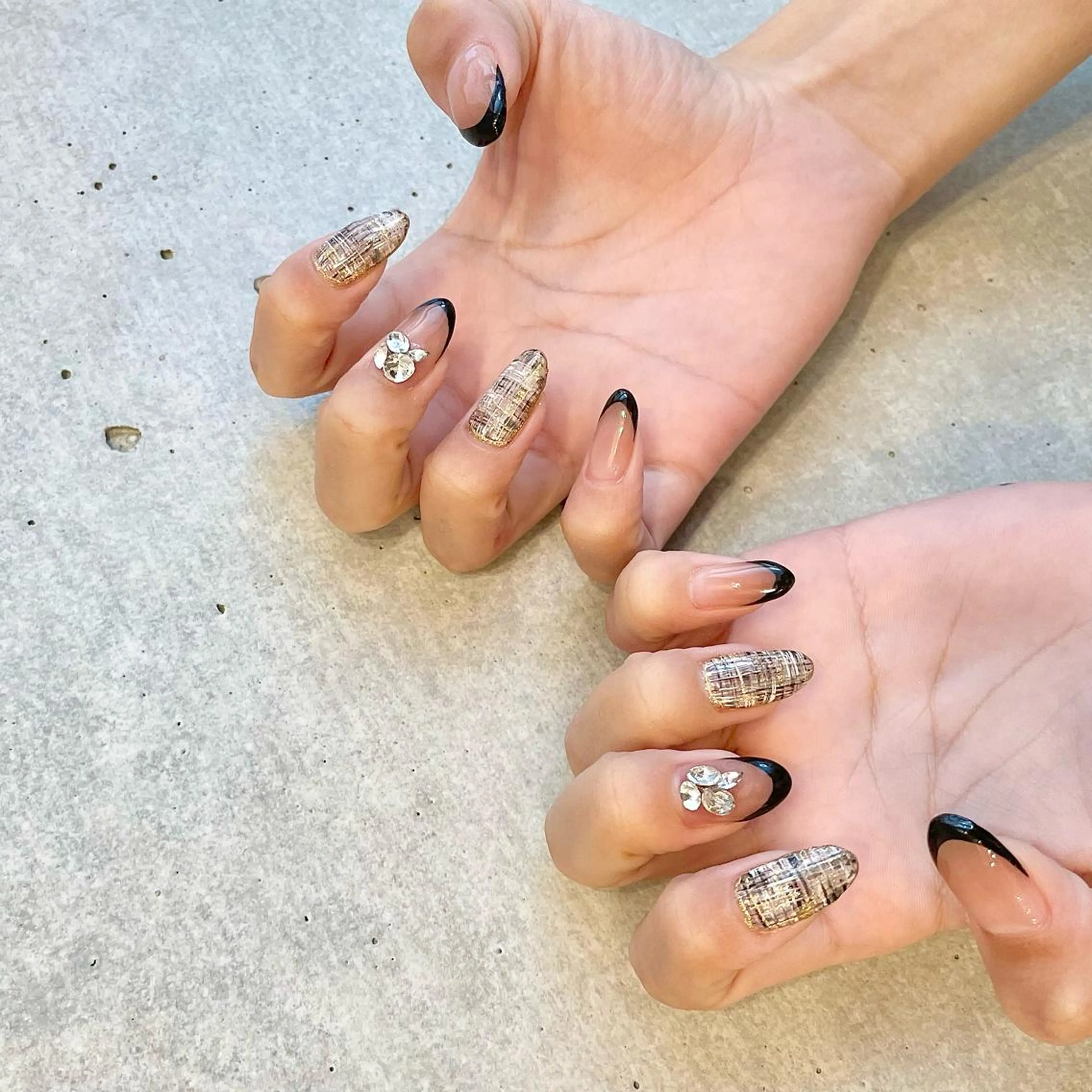 セミロング カラー パーマ ヘアアレンジ メンズ キッズ ネイル マツエク・マツパ アイブロウ 黒髪 ハンドネイル ハンドケア nail&eye Aoのマツエク・マツパデザイン