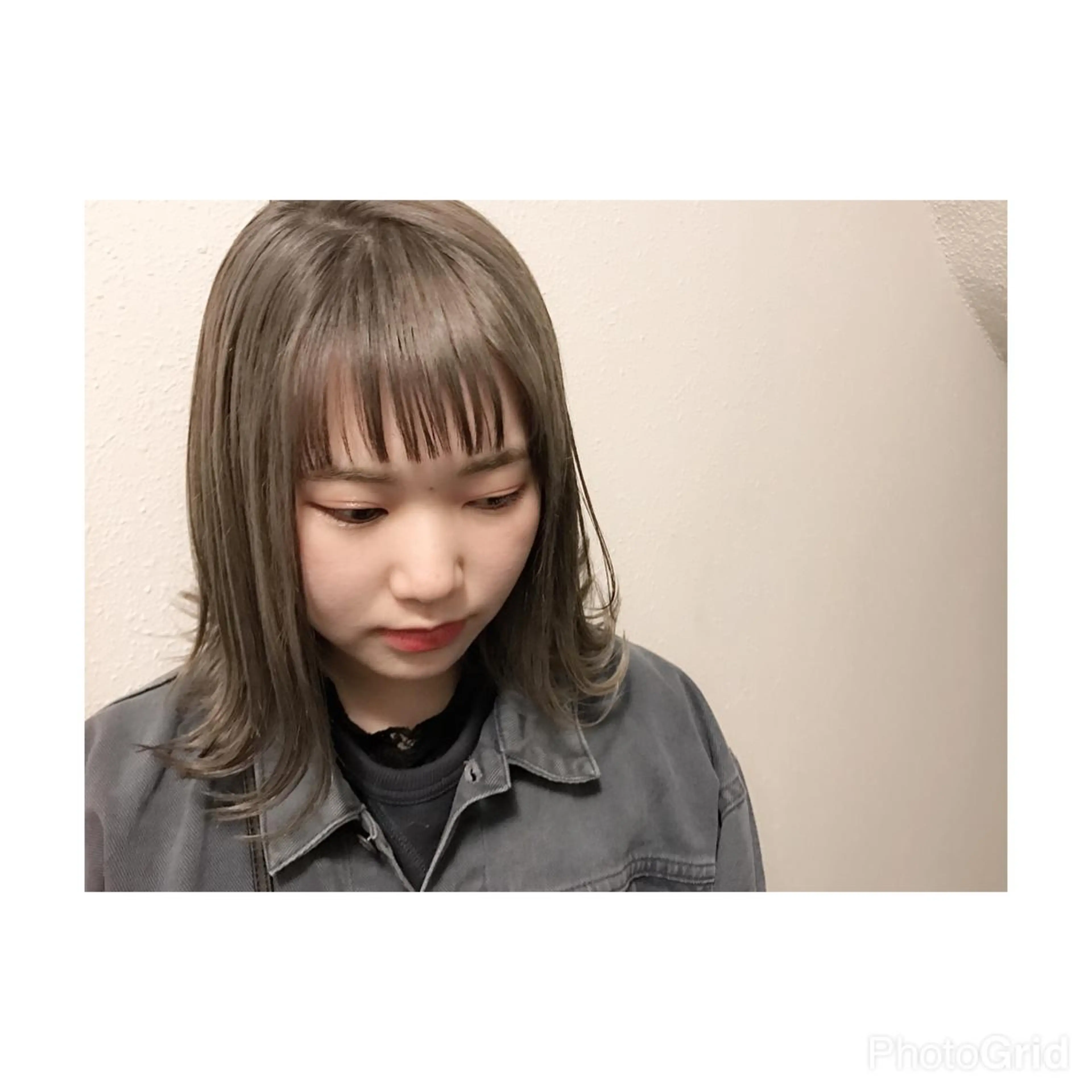 ミディアム セミロング カラー  大貫 茉央のヘアスタイル