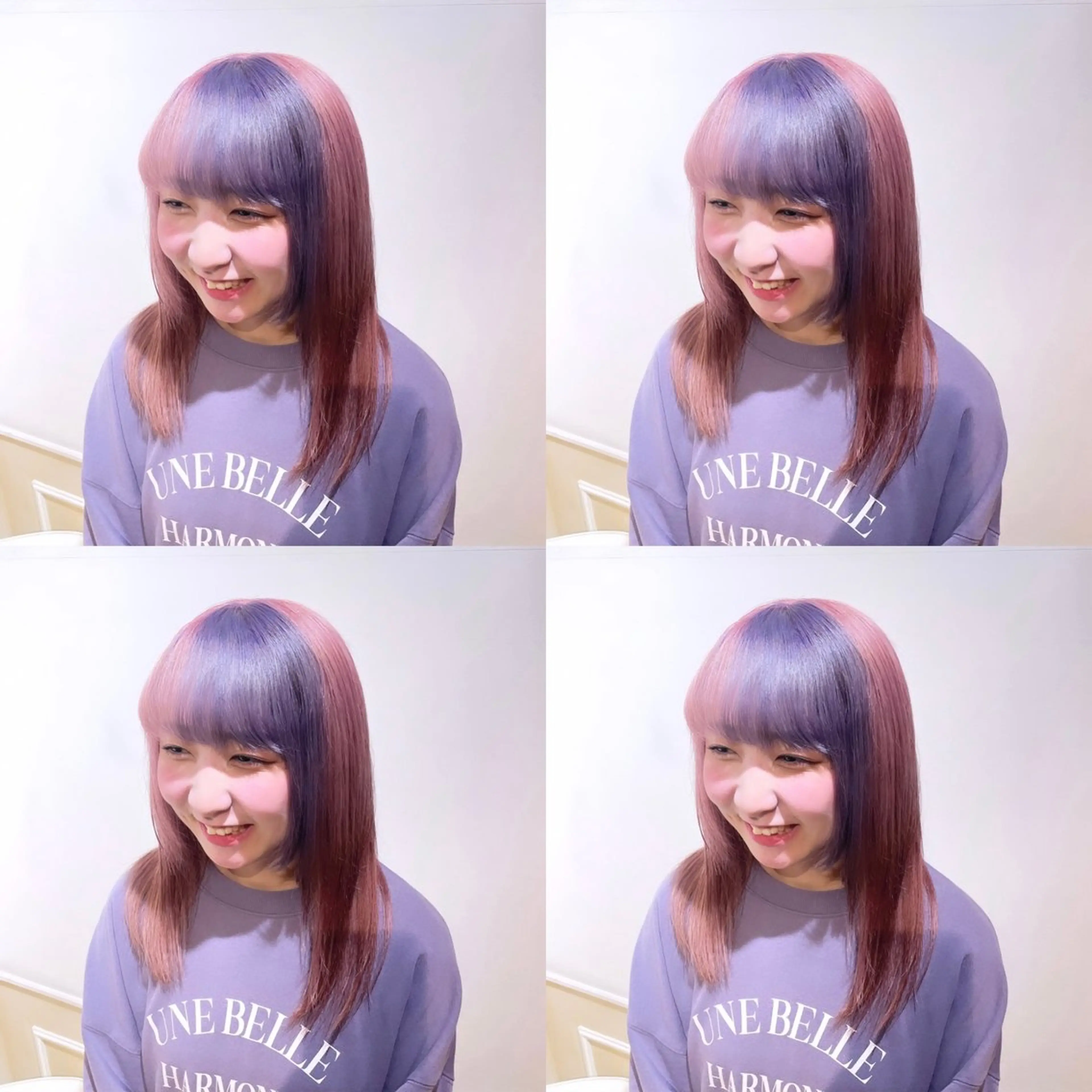 セミロング カラー ラベンダーカラー ピンクカラー 🌟トップデザイナー 高橋🌟のヘアスタイル