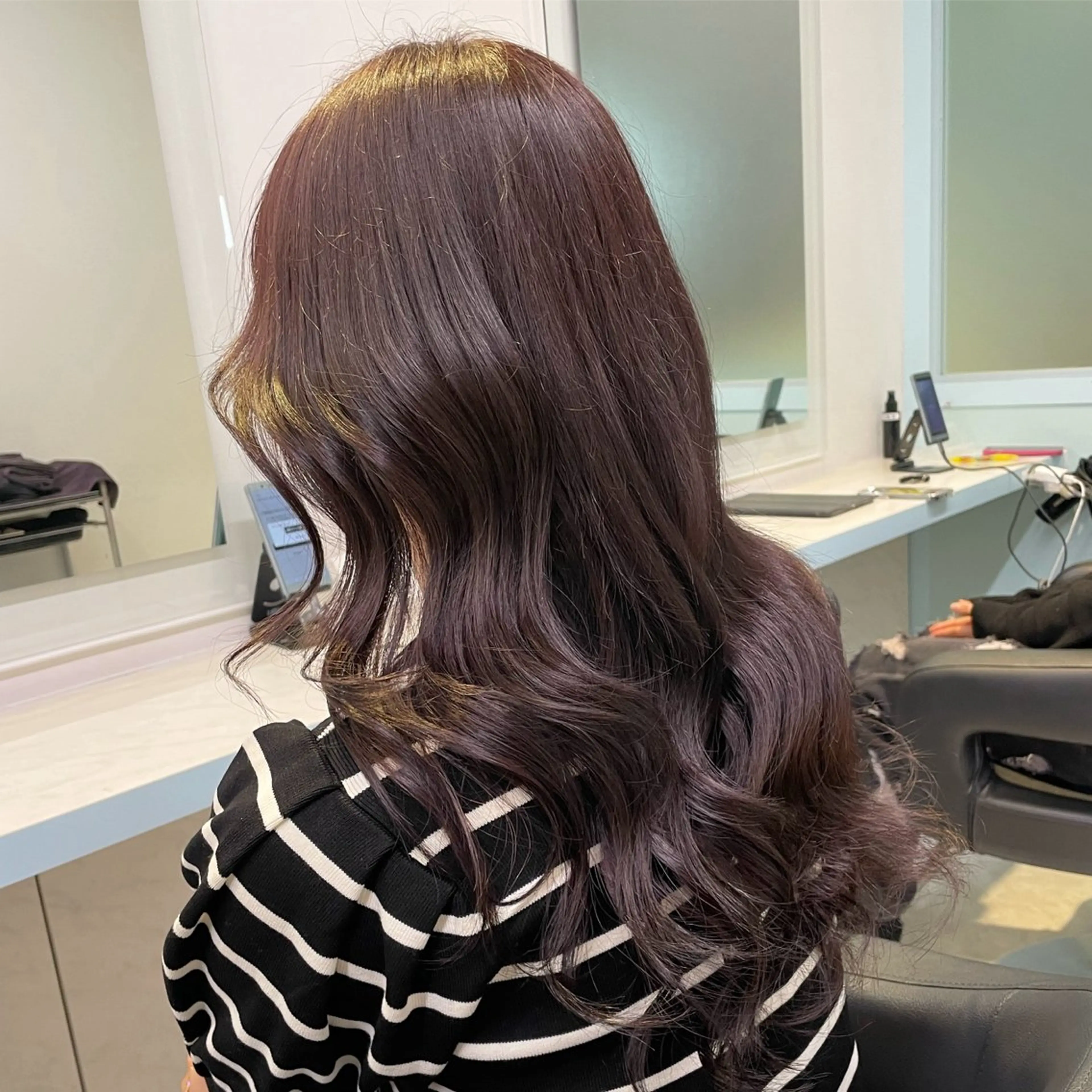 セミロング カラー カット ヘアカラー Salowin池袋East 店3F所属・【美髪矯正/絹髪】 🎀hinano🎀のヘアスタイル