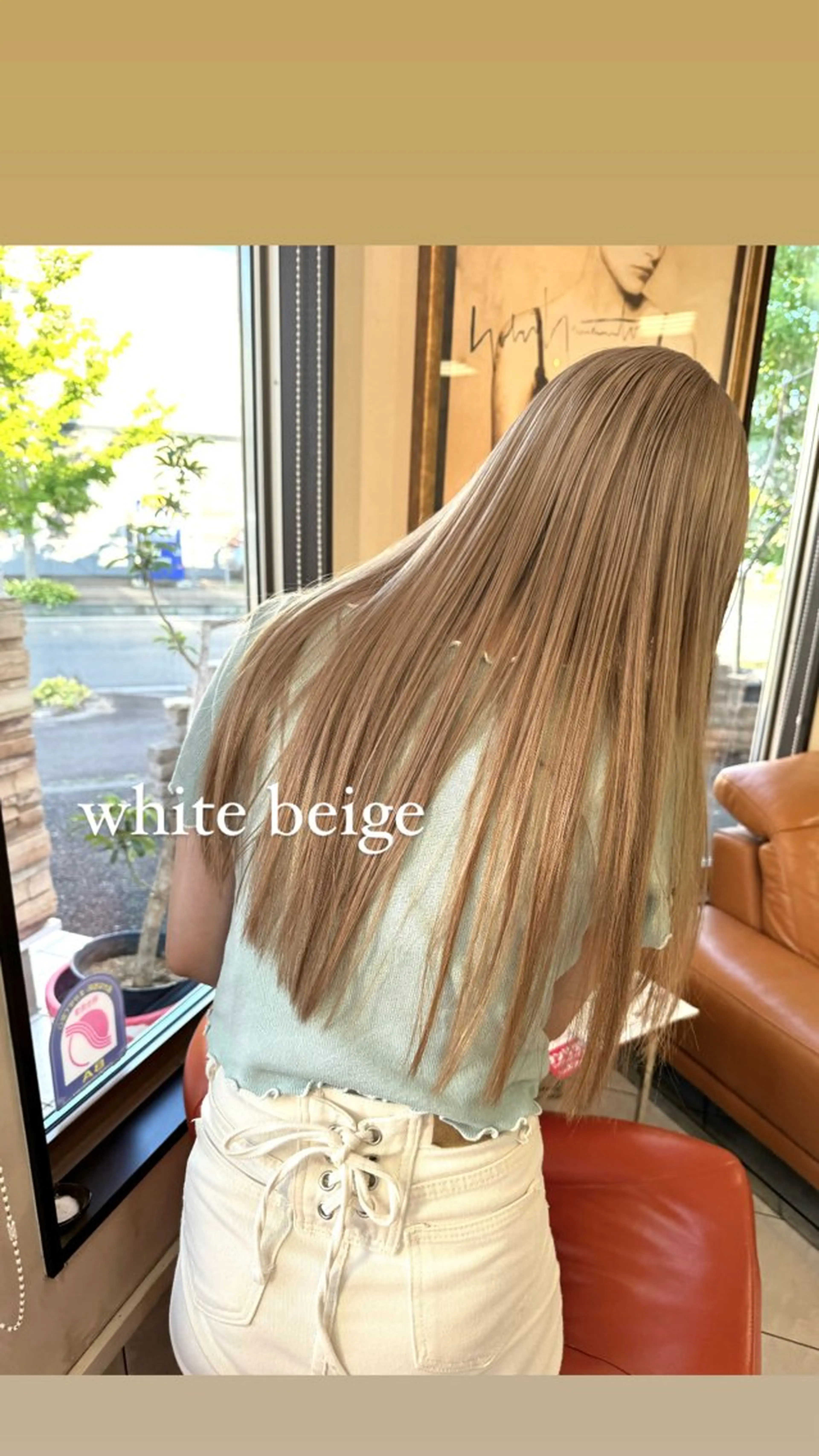 ロング カラー Colette HAIR所属・コレットヘアー 田中アヤノのヘアスタイル