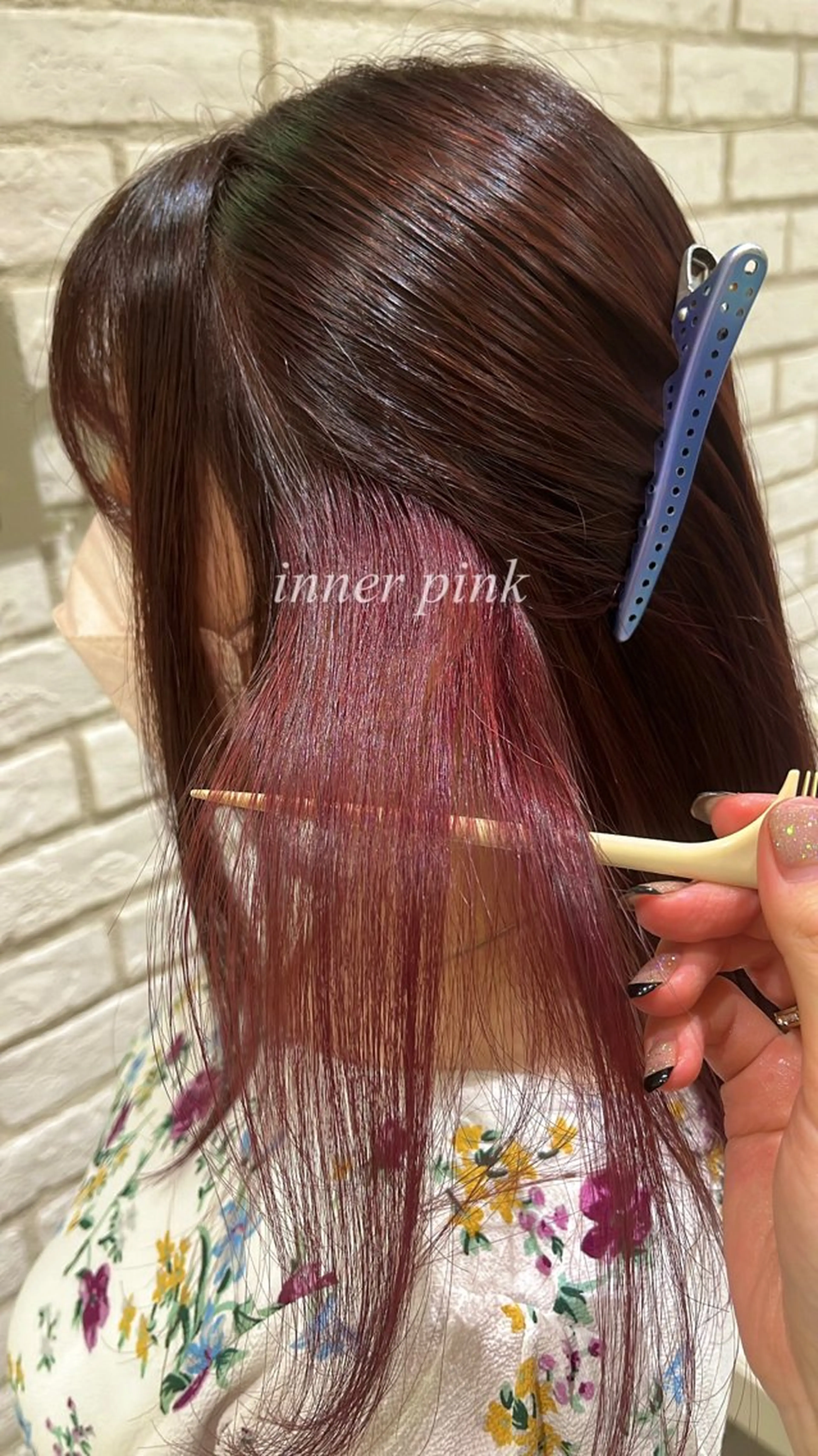 ミディアム カラー 《艶髪縮毛矯正》 かのん☽⑅ ˖のヘアスタイル