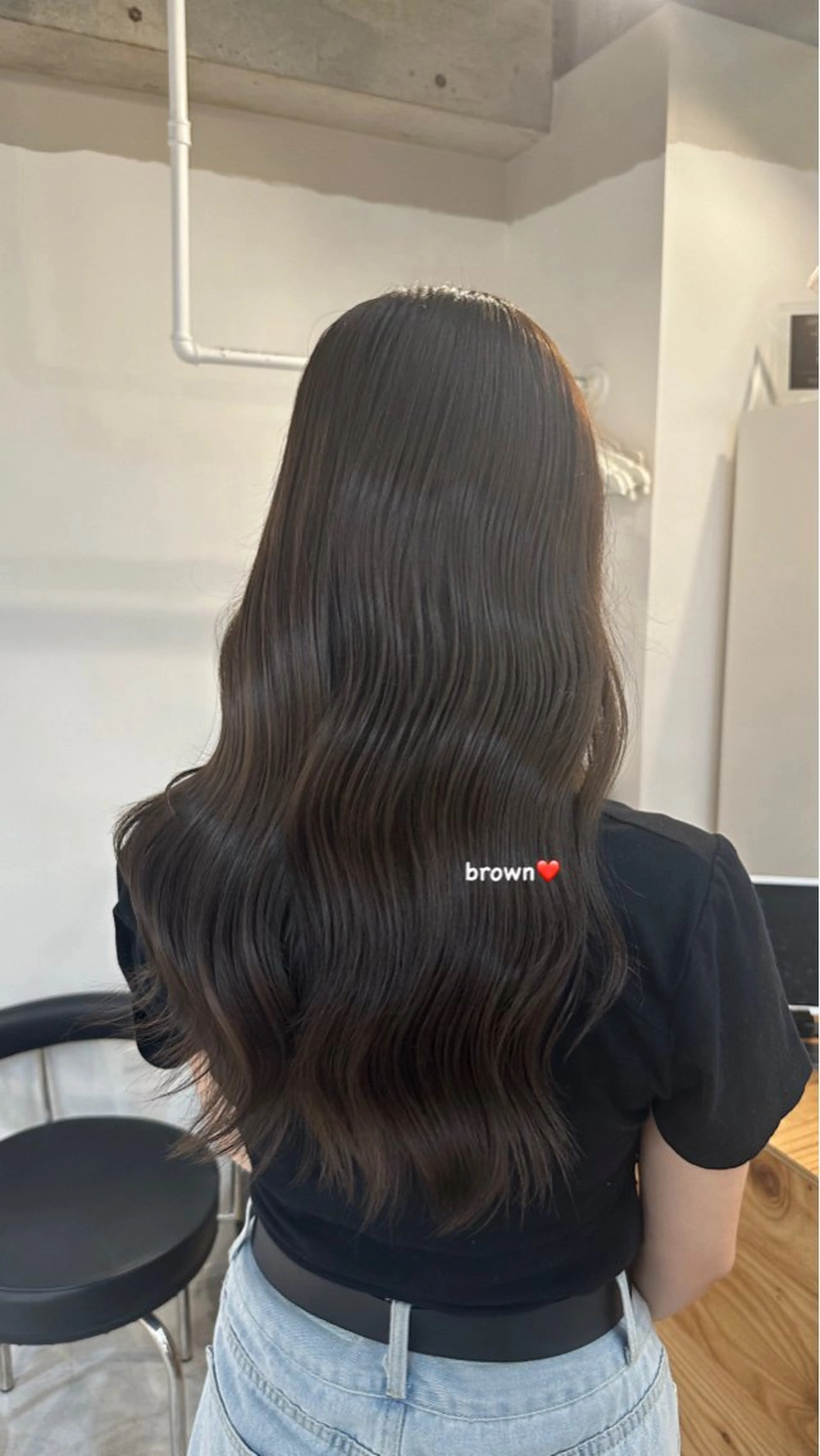 ロング カット ヘアカラー トリートメント fit /Rihoのヘアスタイル